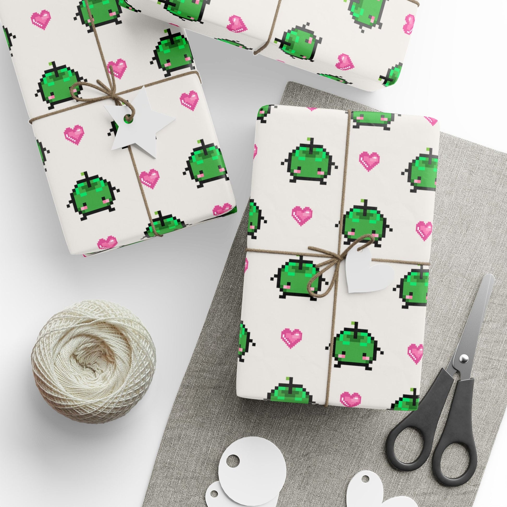 Stardew Valley Junimo Wrapping Paper for Birthdays, Christmas or Valentines Day