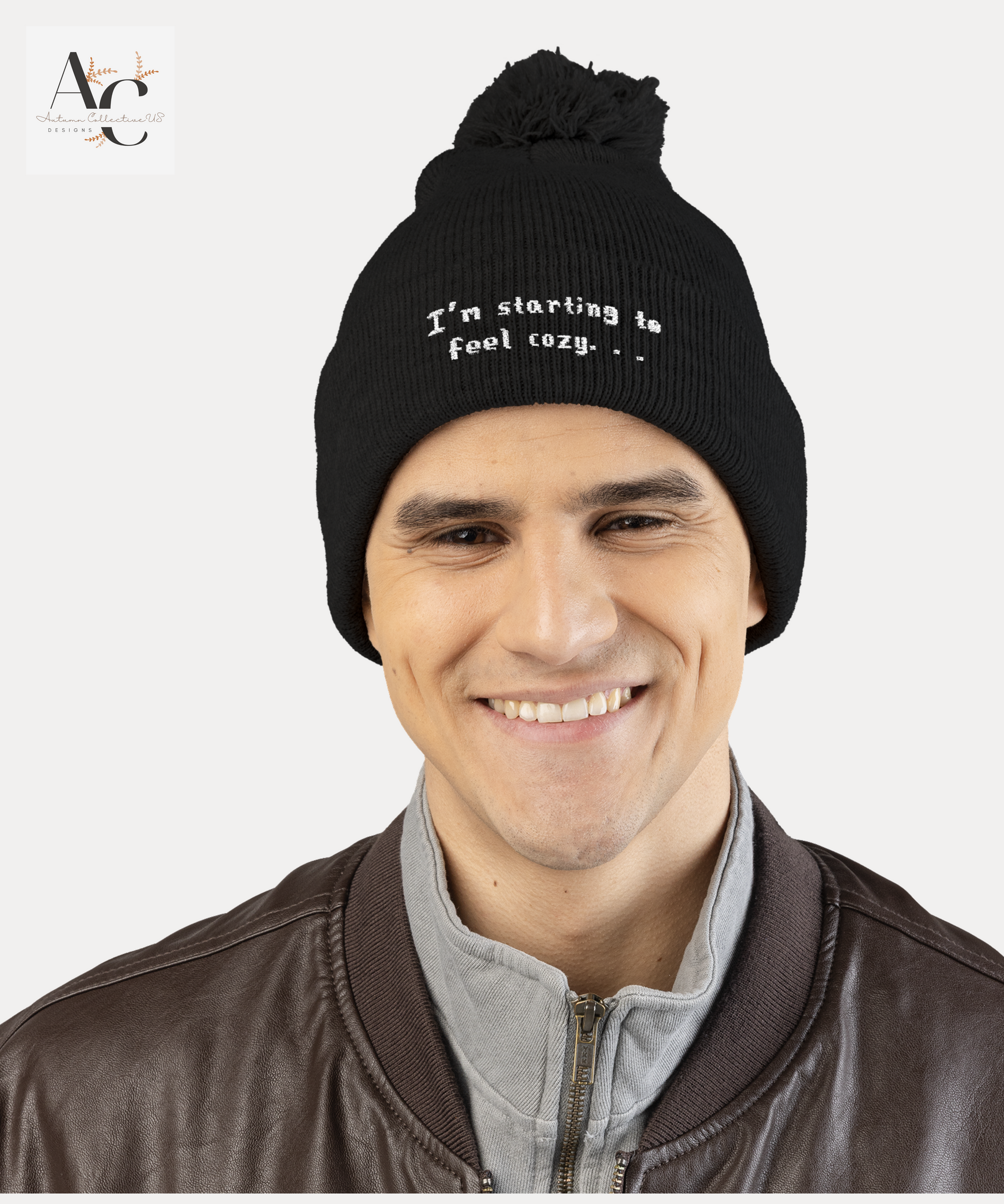 I'm Starting to Feel Cozy. . . Pom-pom Beanie