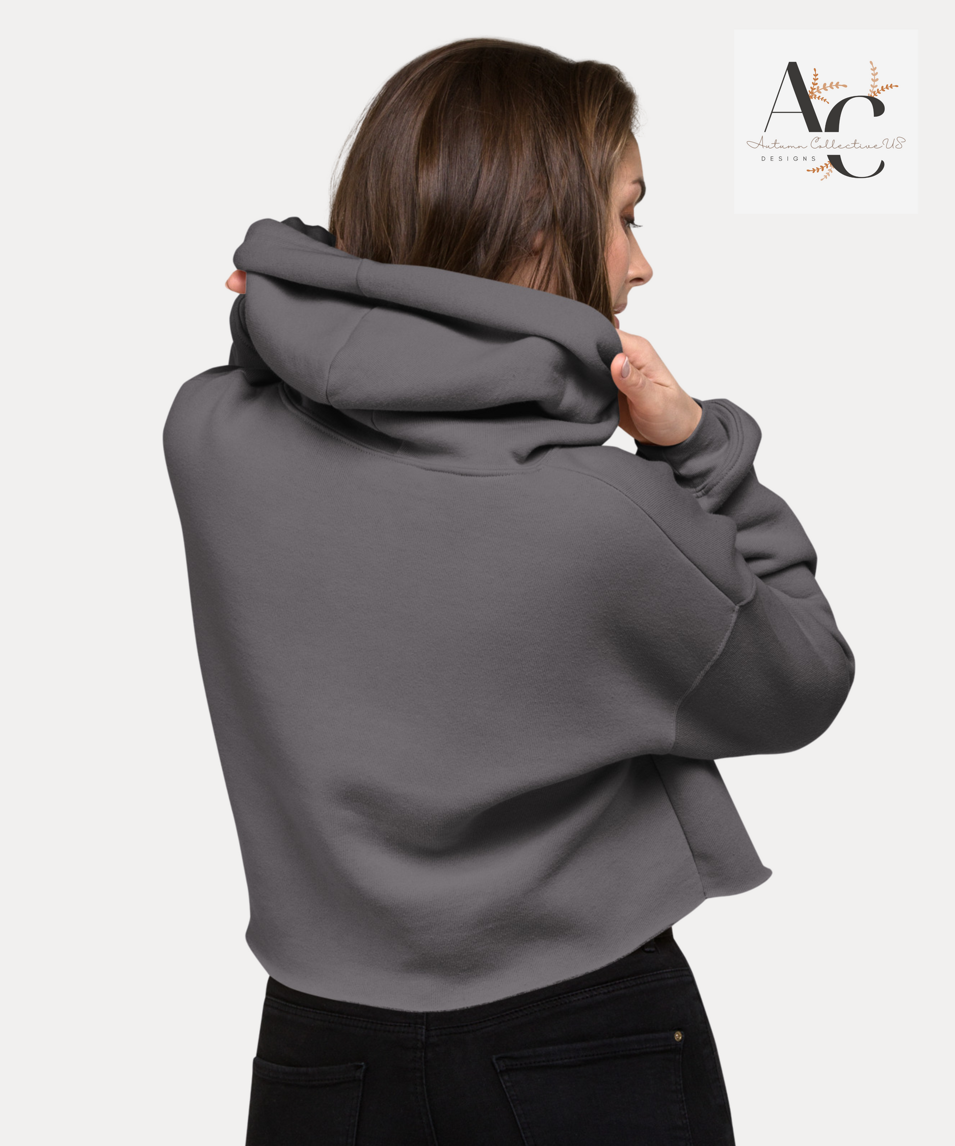 Embroidered Joja Mart Crop Hoodie