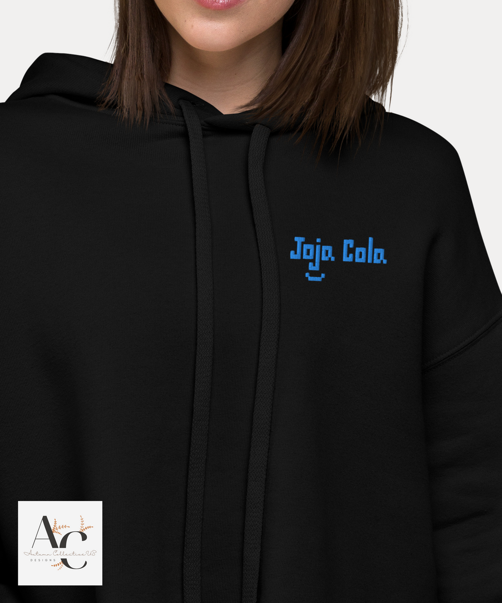 Embroidered Joja Mart Crop Hoodie