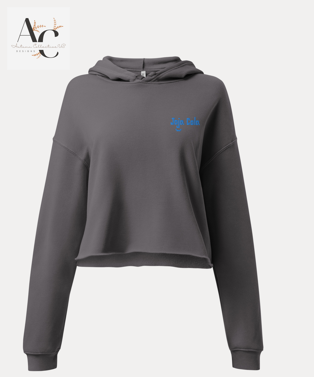 Embroidered Joja Mart Crop Hoodie