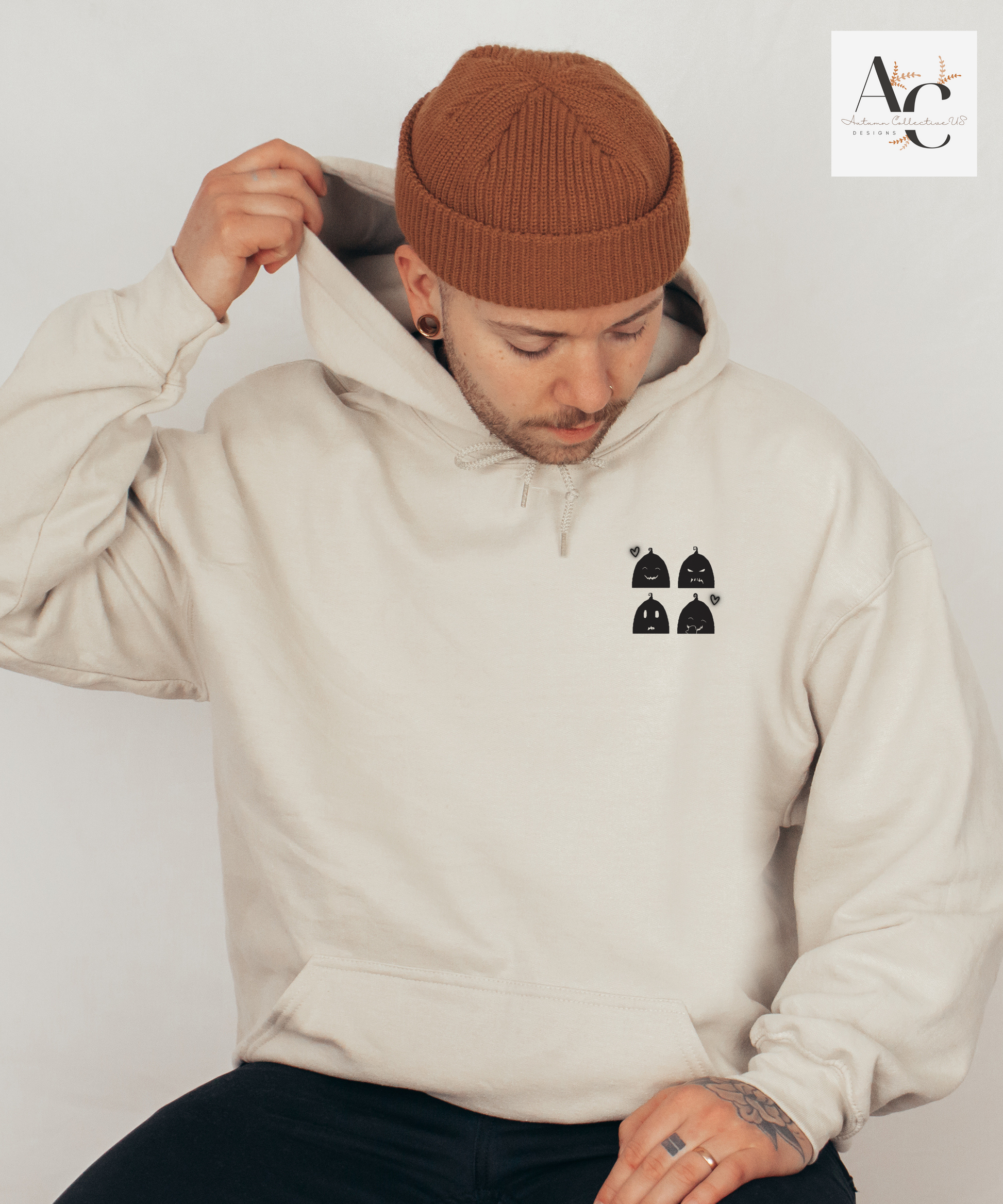 Embroidered Krobus Mood Hoodie