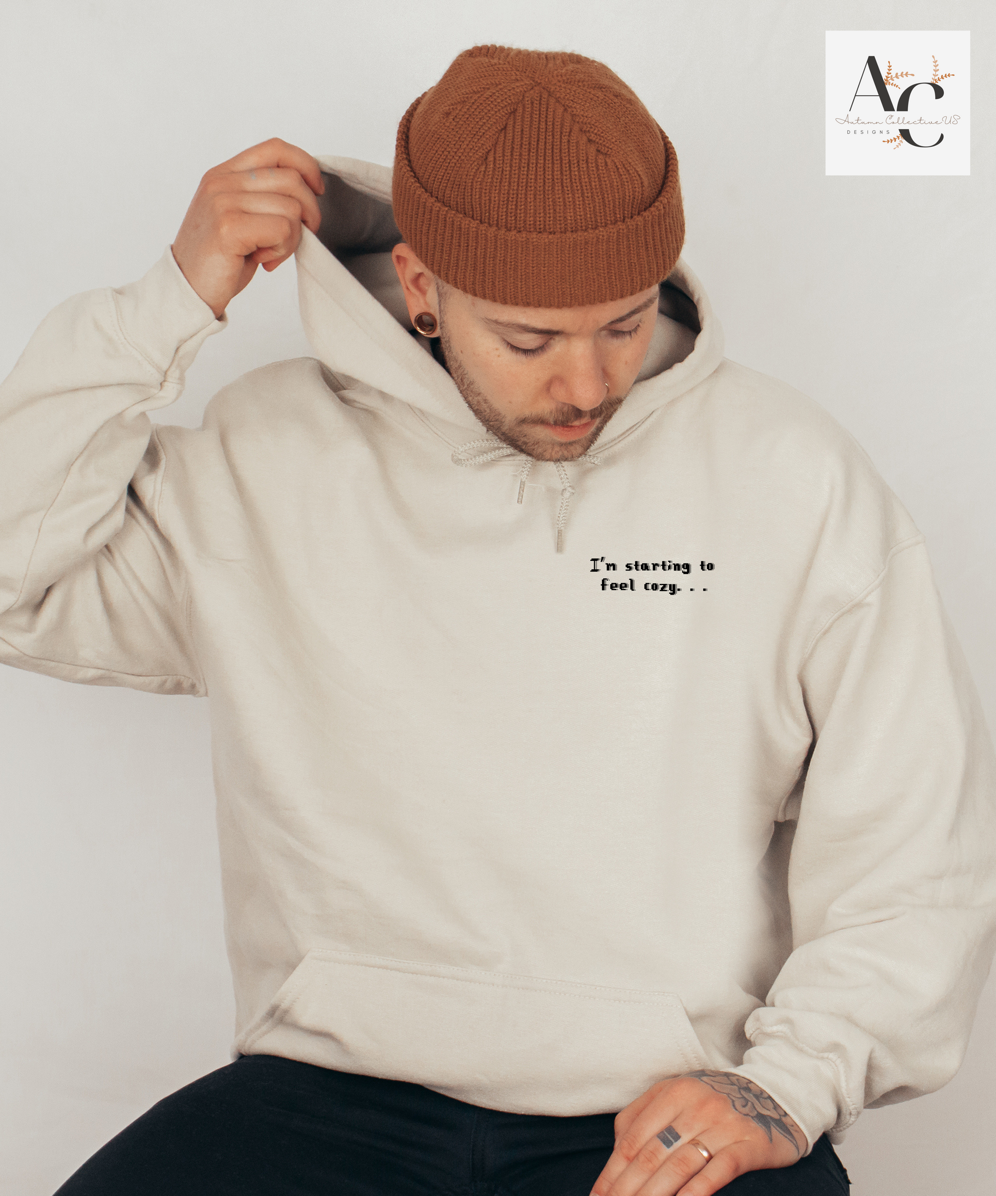 Embroidered I'm Starting To Feel Cozy Hoodie