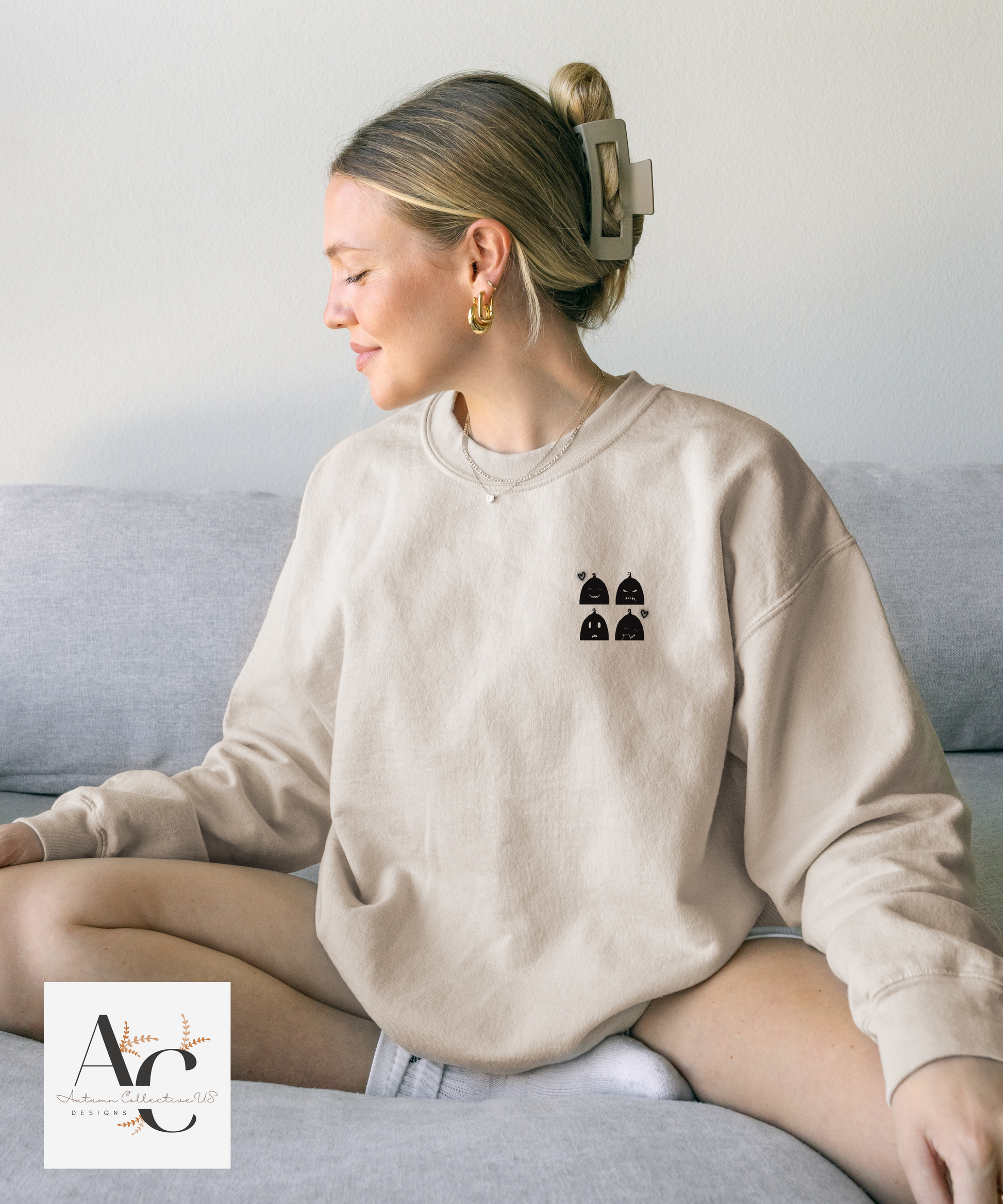 Embroidered Krobus Sweatshirt