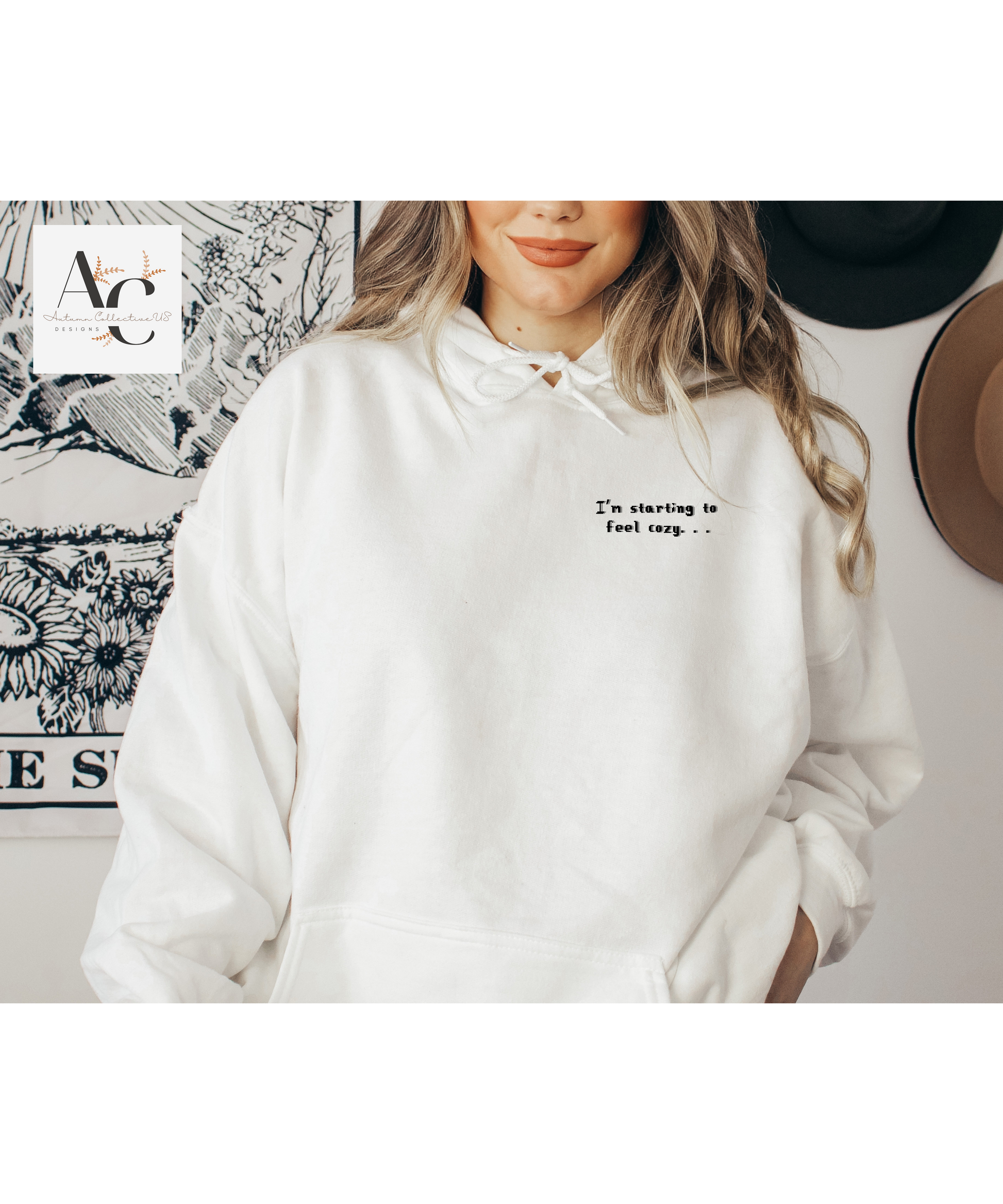 Embroidered I'm Starting To Feel Cozy Hoodie