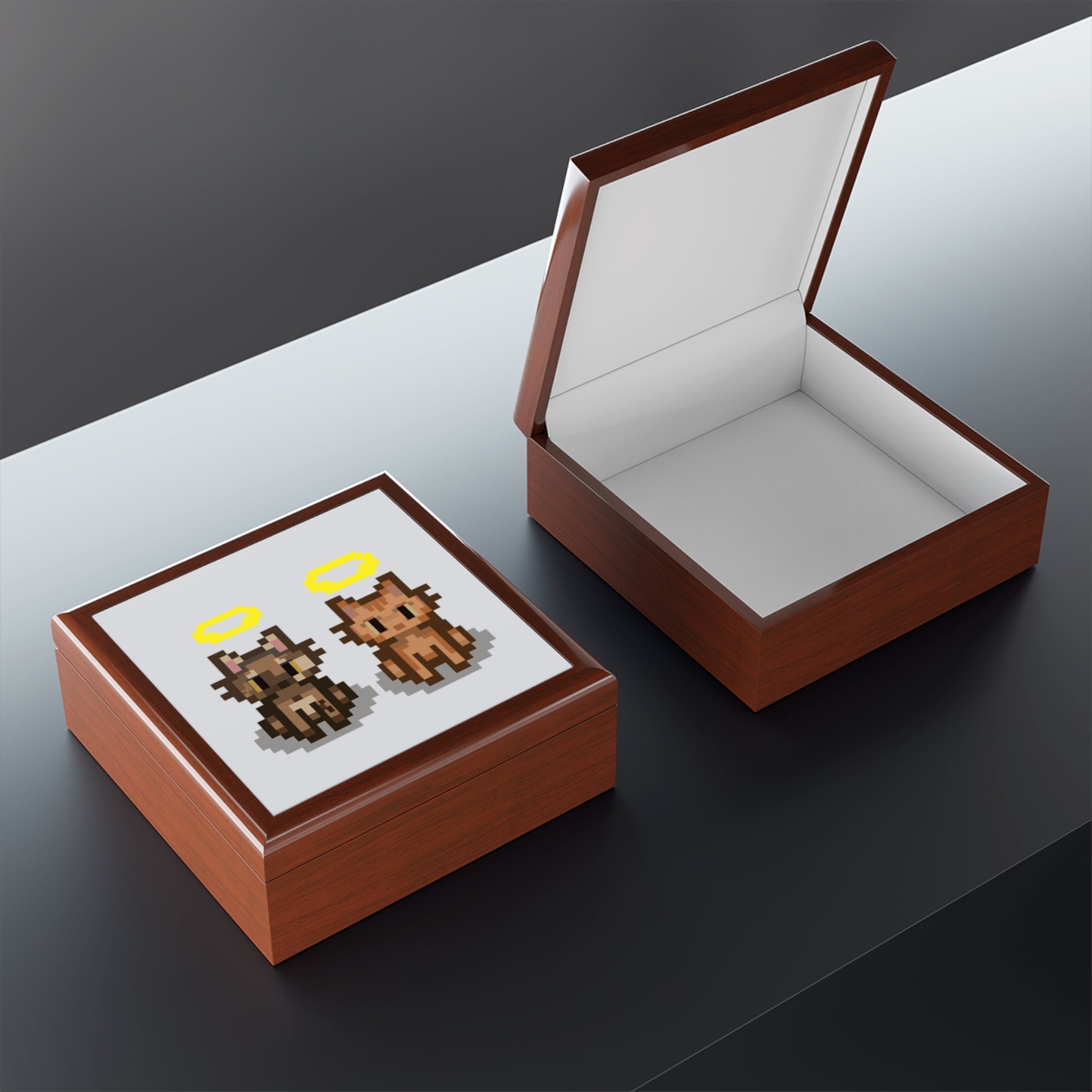Custom Pet Name Tag & Fur Box