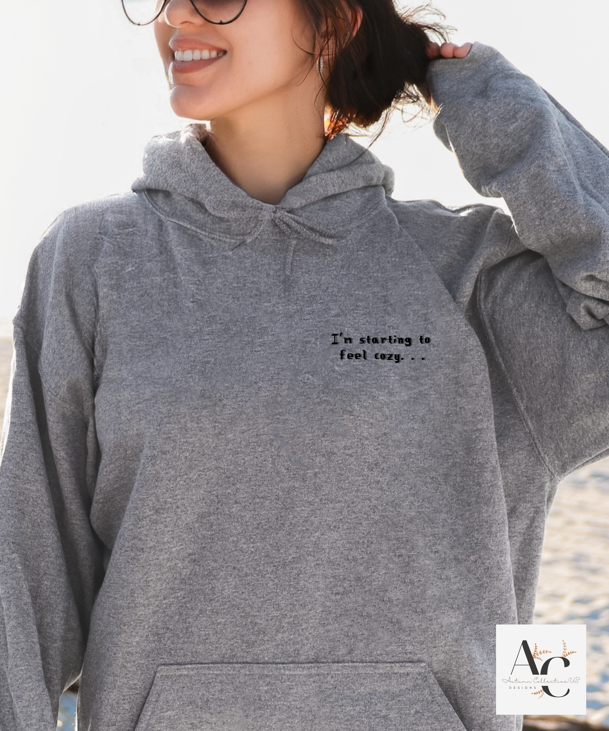 Embroidered I'm Starting To Feel Cozy Hoodie