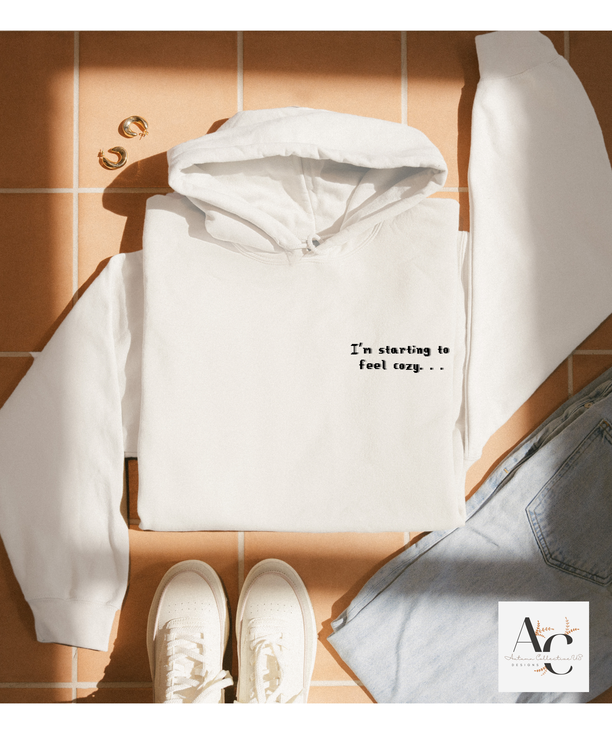 Embroidered I'm Starting To Feel Cozy Hoodie