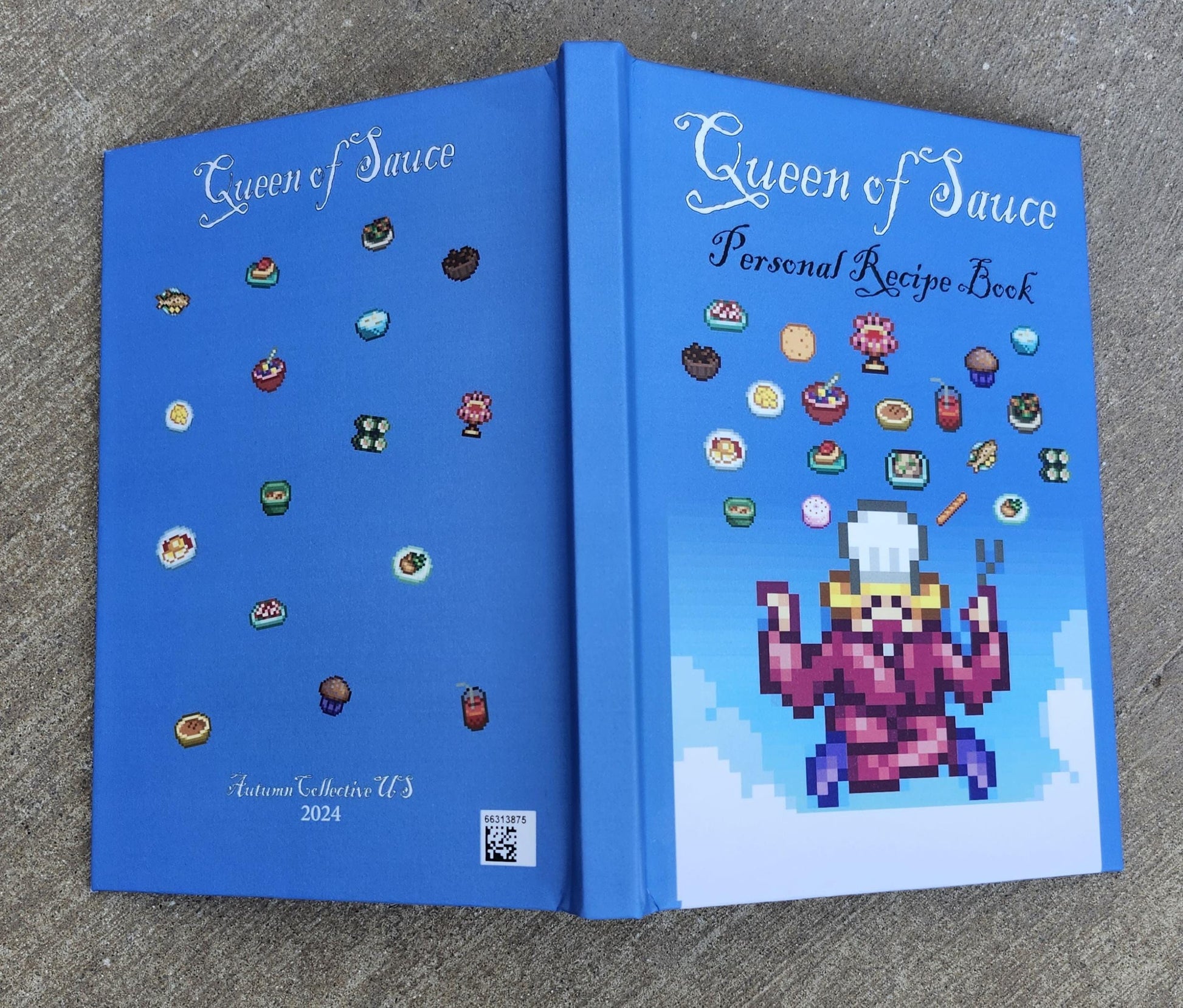 Stardew Valley Queen of Sauce Lined Journal