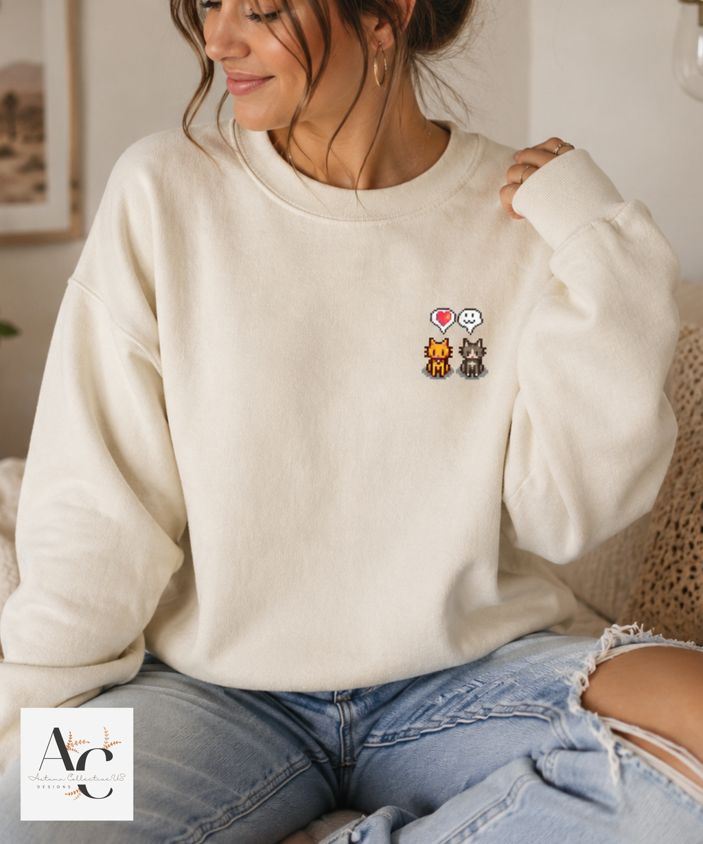 Etsy's Pick Cat Stardew Valley Sweatshirt - Custom Pets!