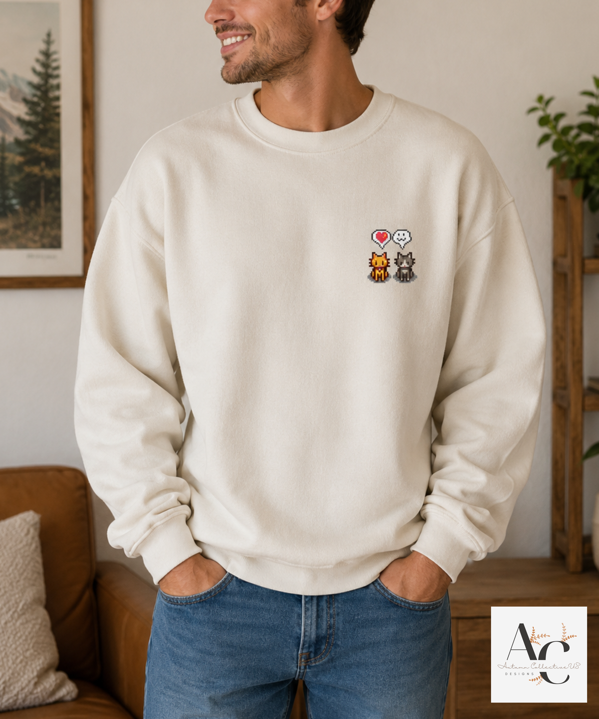 Etsy's Pick Cat Stardew Valley Sweatshirt - Custom Pets!