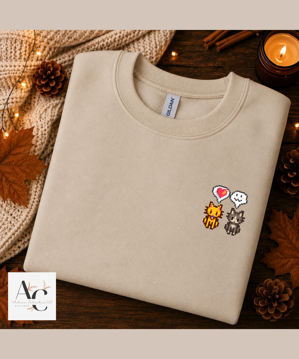 Etsy's Pick Cat Stardew Valley Sweatshirt - Custom Pets!