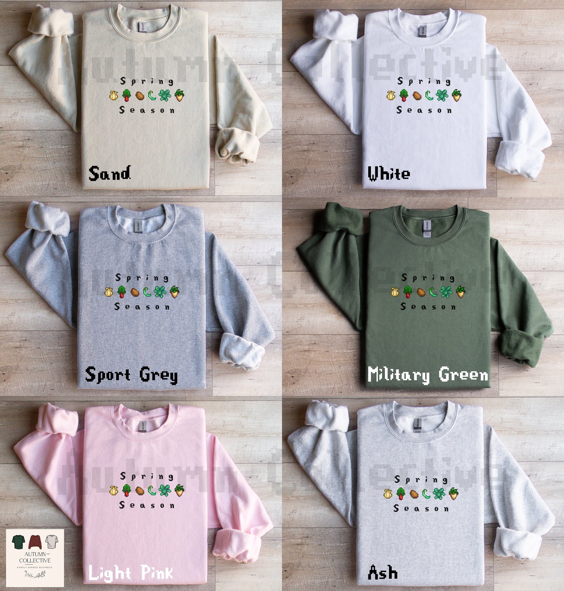Spring Season Stardew Valley Sweatshirt, Gift for Him and Her, Spring Crops, Cozy Gamer, Pixel Videogame Tee, Unisex Tshirt, Crops T Shirt