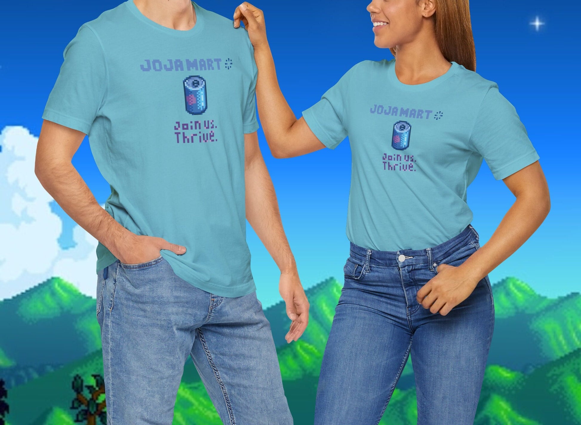 Unisex Joja Mart Employee TShirt Stardew Valley, Gift for Him and Her, Joja Mart, Gamer Shirt, Stardew Valley Gift, Cozy Gamer, Pelican Town