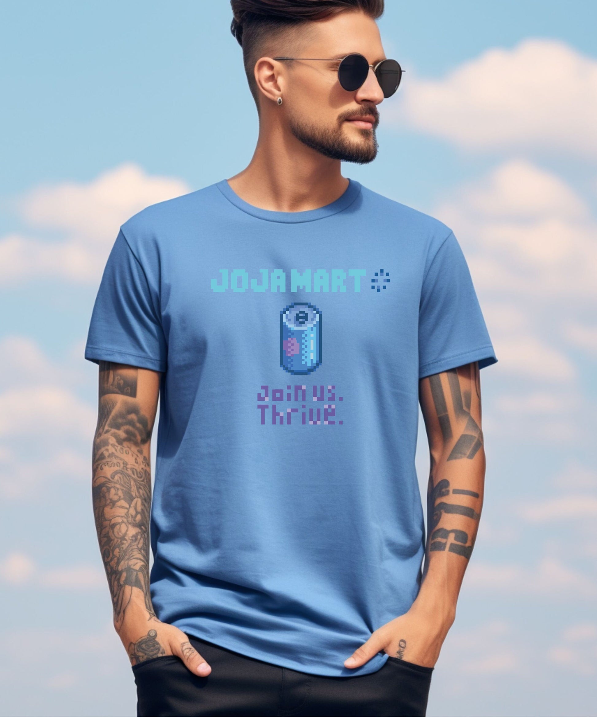Unisex Joja Mart Employee TShirt Stardew Valley, Gift for Him and Her, Joja Mart, Gamer Shirt, Stardew Valley Gift, Cozy Gamer, Pelican Town