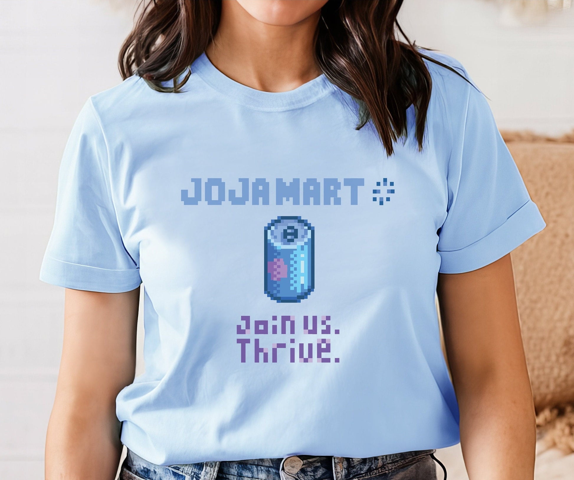 Unisex Joja Mart Employee TShirt Stardew Valley, Gift for Him and Her, Joja Mart, Gamer Shirt, Stardew Valley Gift, Cozy Gamer, Pelican Town