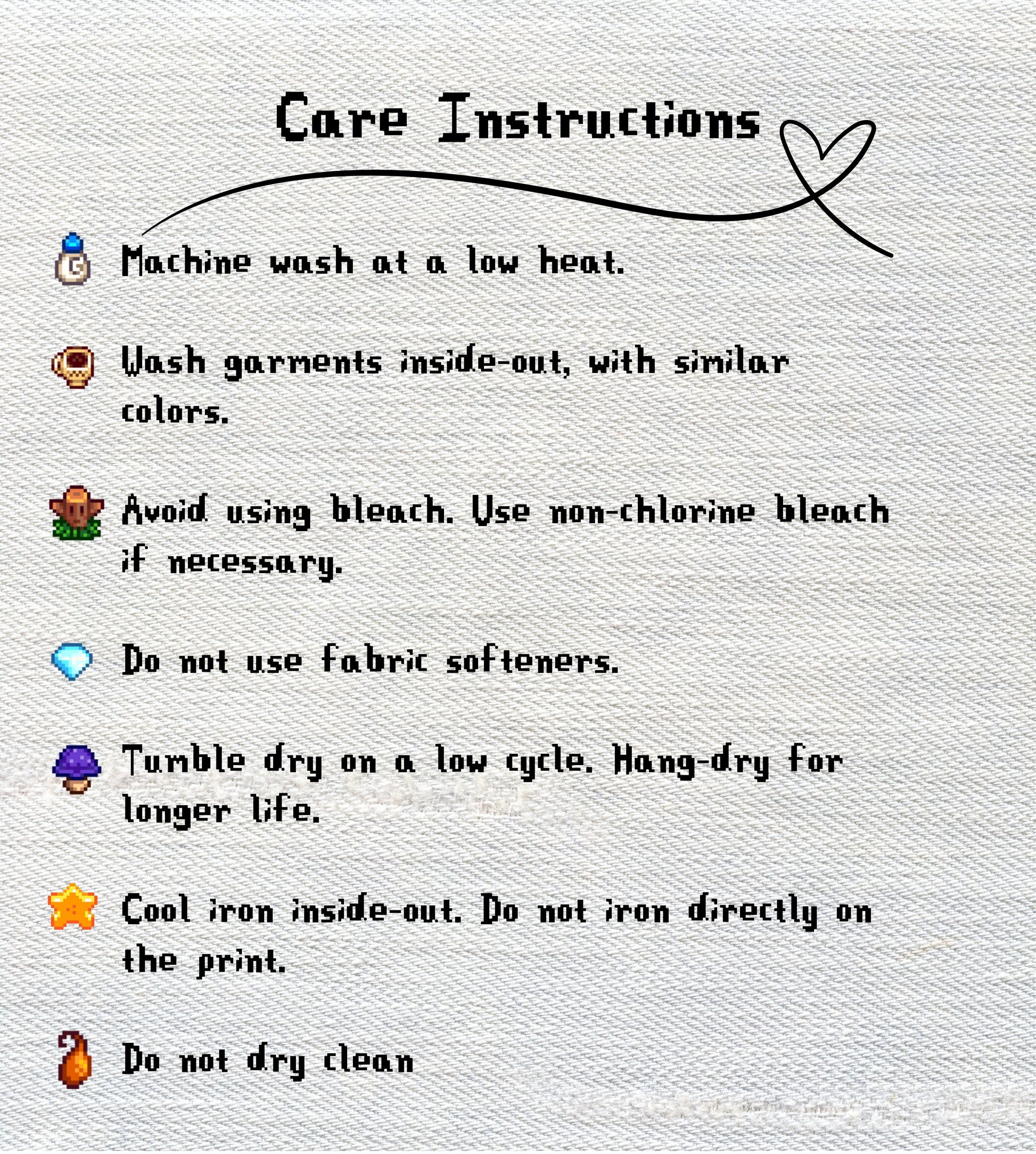 Care Instructions