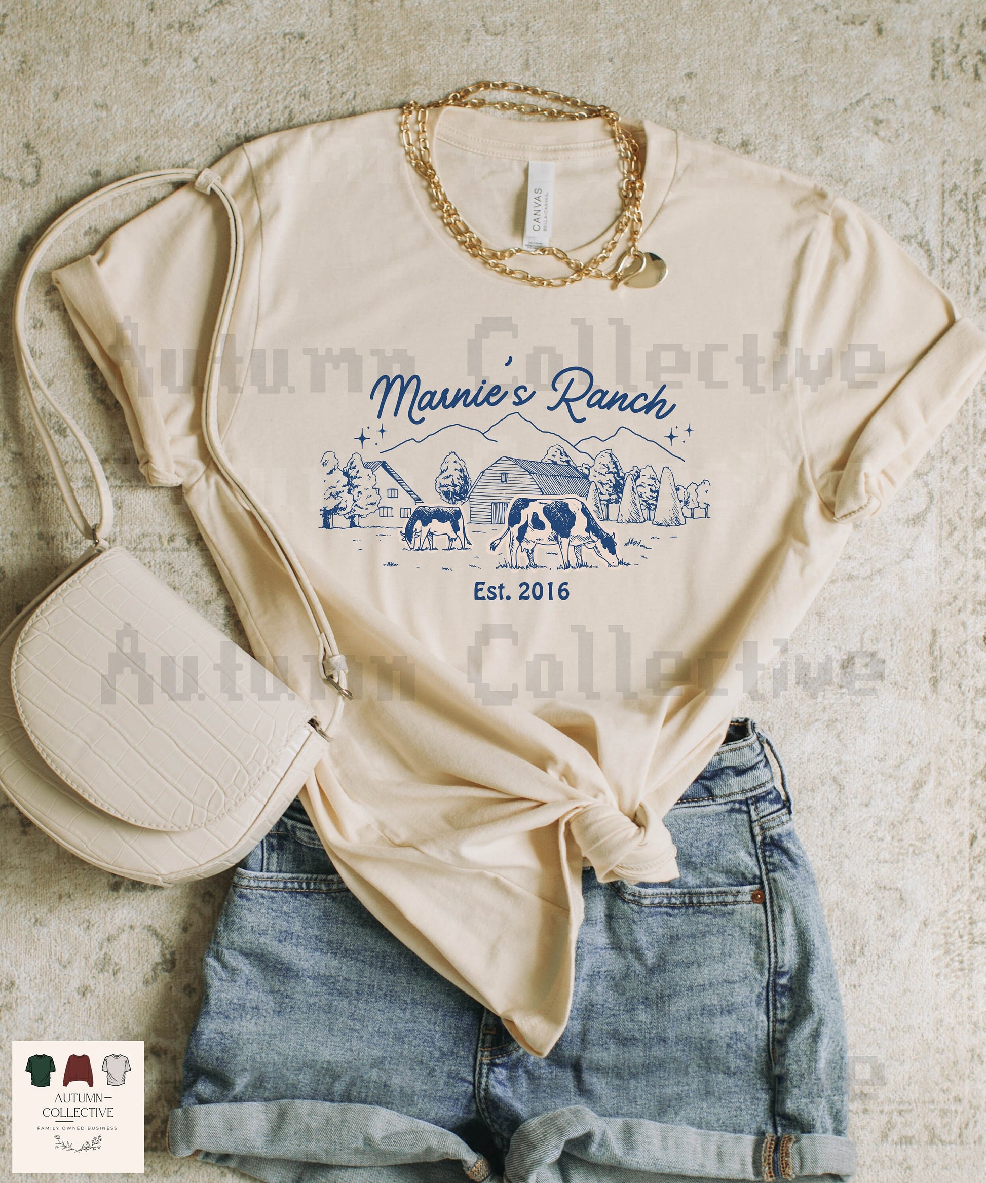 Marnie's Ranch Shirt, Cozy Gamer Girl Tee, Gift for Her, Gamer Girl Style, Fan Art, Farm Shirt, Original Stardew Valley Inspired Tee-Shirt