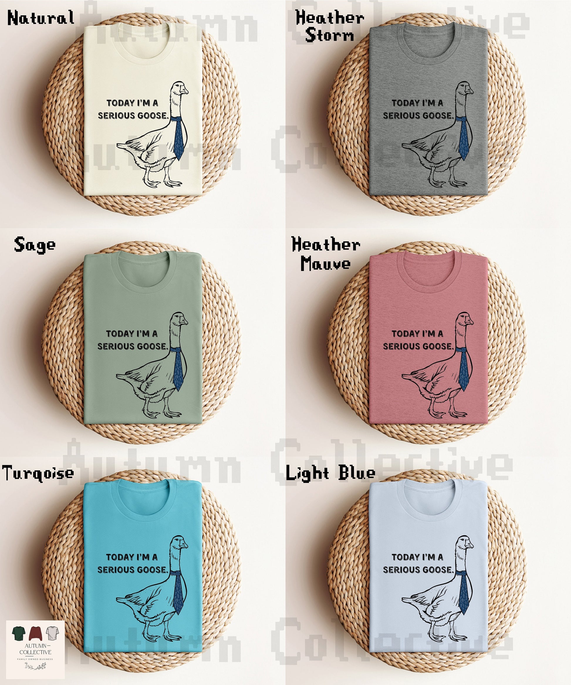 Today I'm a Serious Goose TShirt, Gift for Him or Her, Satire, What's up Brother, Goose Lover Shirt, Animal Lover, Honk, Funny, Bird Merch