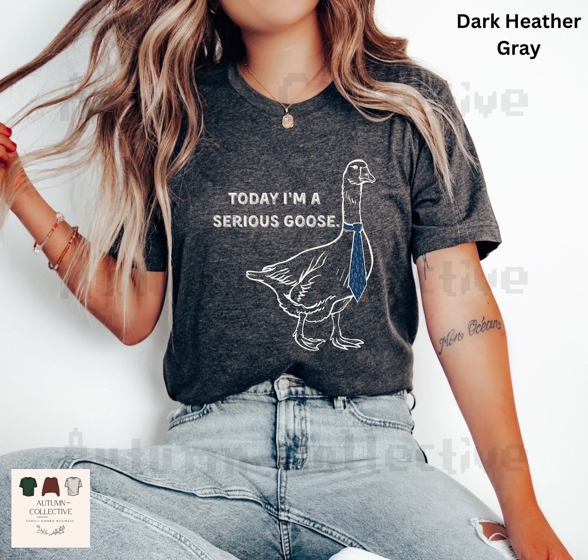 Today I'm a Serious Goose TShirt, Gift for Him or Her, Satire, What's up Brother, Goose Lover Shirt, Animal Lover, Honk, Funny, Bird Merch