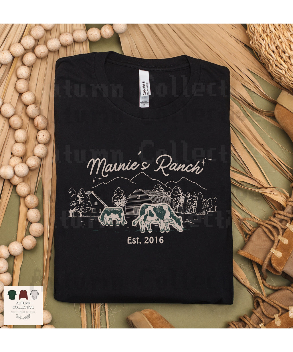 Marnie's Ranch Shirt, Cozy Gamer Girl Tee, Gift for Her, Gamer Girl Style, Fan Art, Farm Shirt, Original Stardew Valley Inspired Tee-Shirt