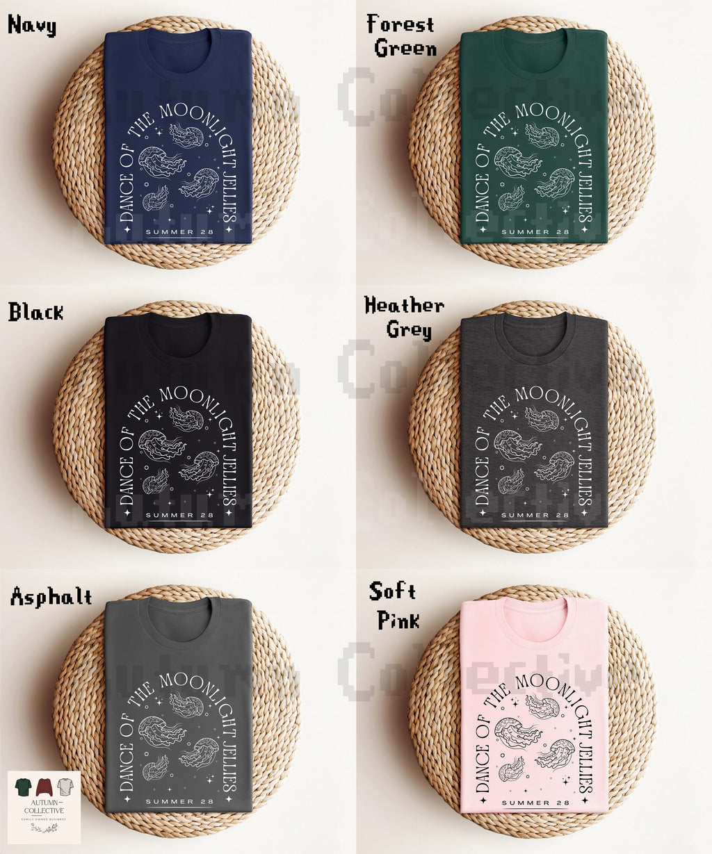 Dance of the Moonlight Jellies Stardew Valley TShirt, Gamer Gift, Farming Game, Cozy Tshirt, Summer Festival Tee, Gift for Her, Pelican Town