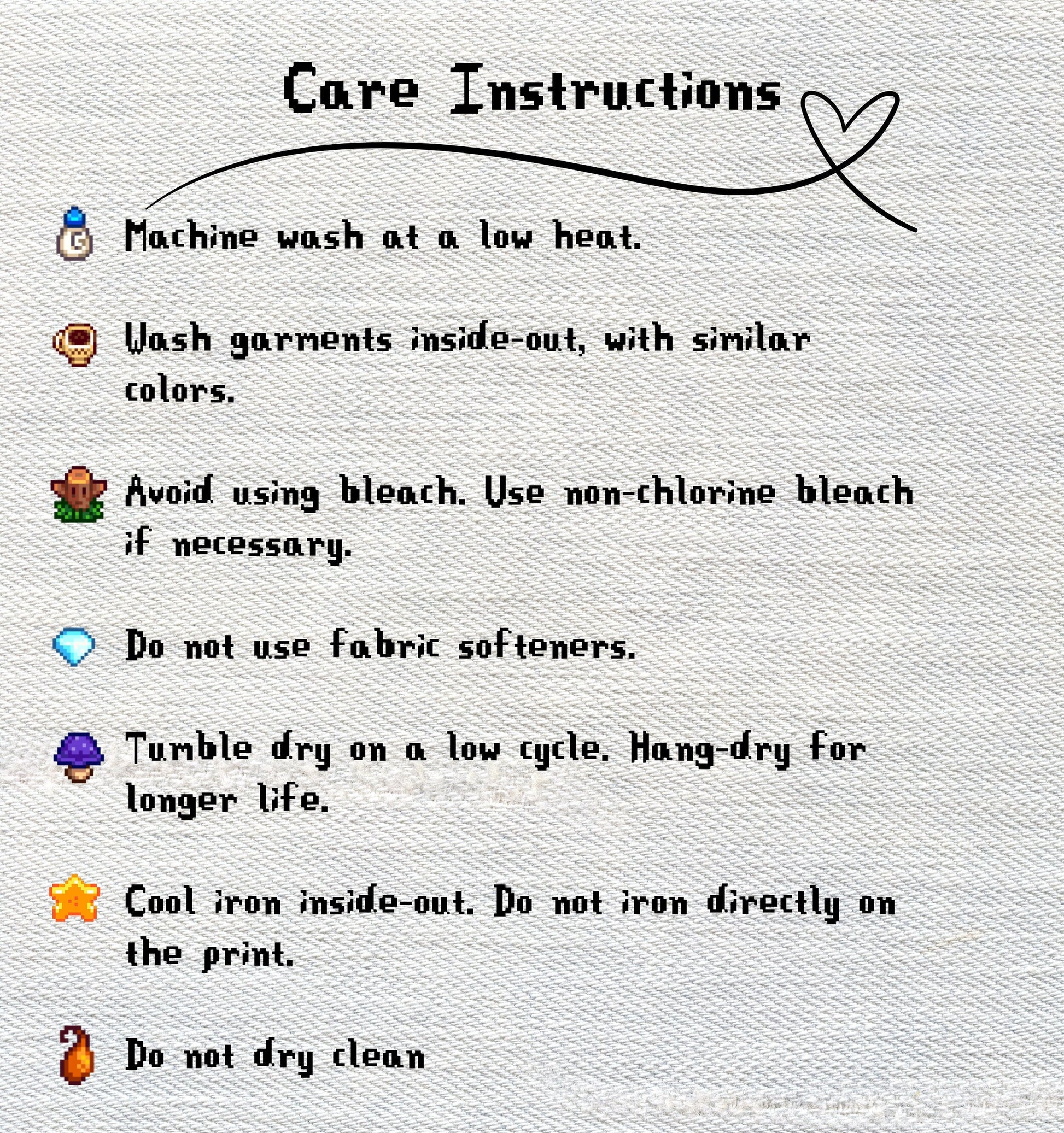 Care Instructions