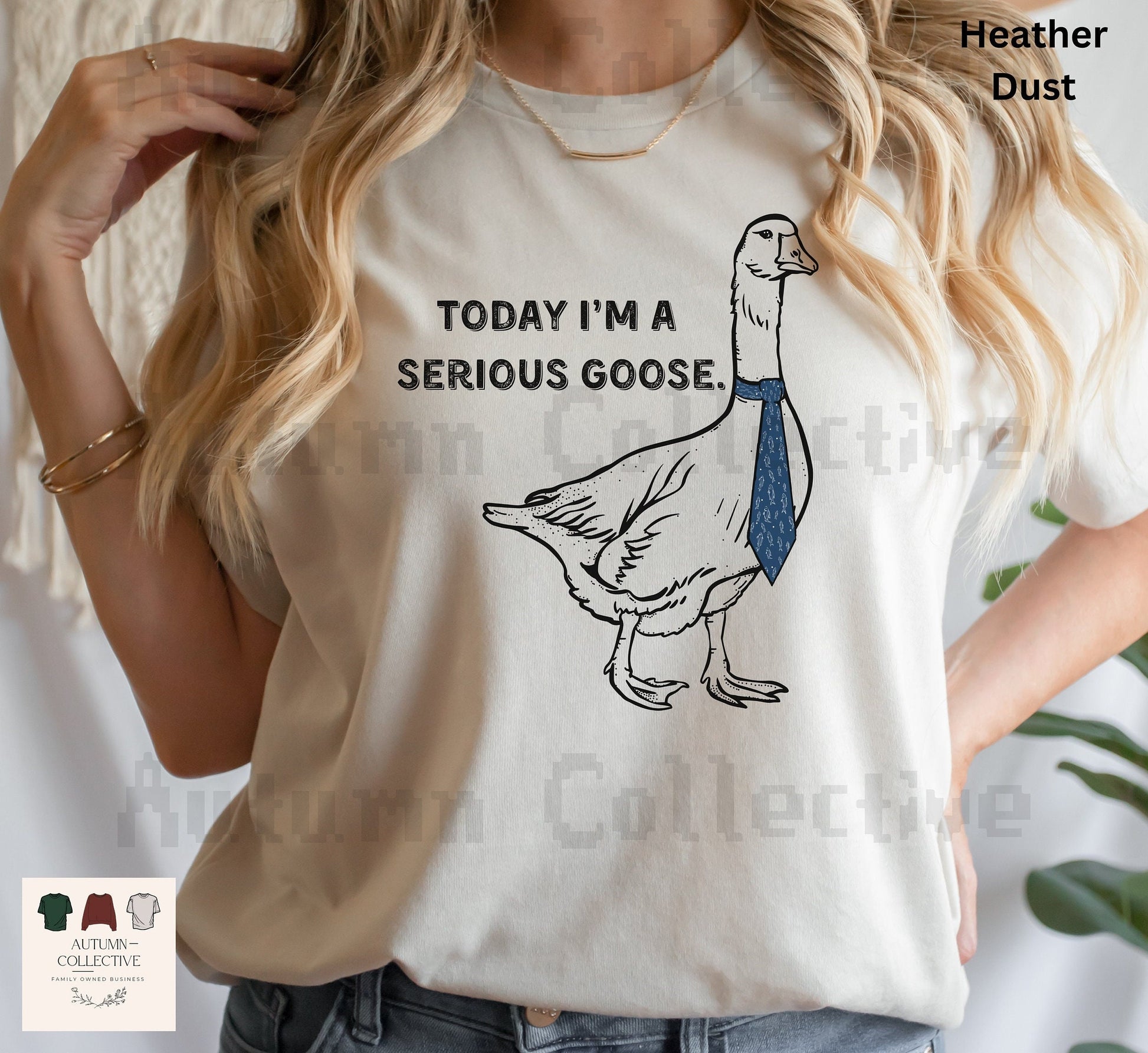 Today I'm a Serious Goose TShirt, Gift for Him or Her, Satire, What's up Brother, Goose Lover Shirt, Animal Lover, Honk, Funny, Bird Merch