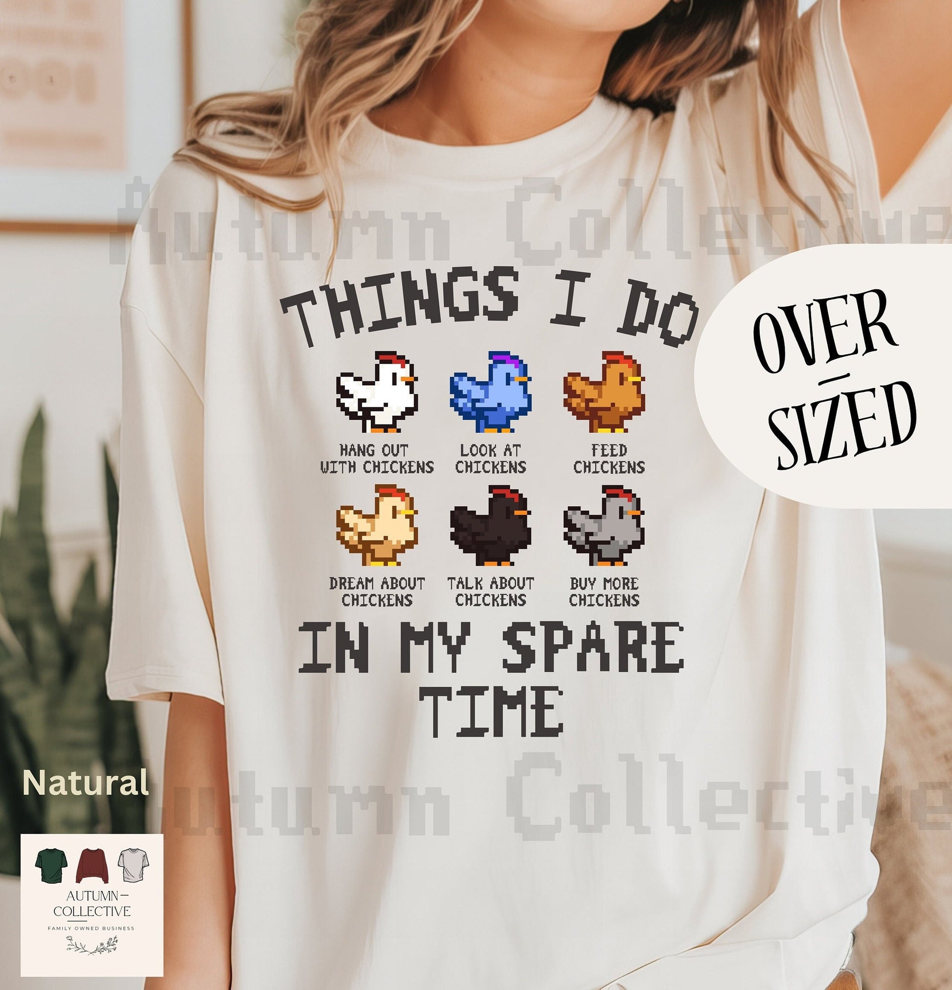 Things i do in my spare time chicken shirt: hang out with chickens, look at chickens, feed chickens, dream about chickens, talk about chickens, buy more chickens.