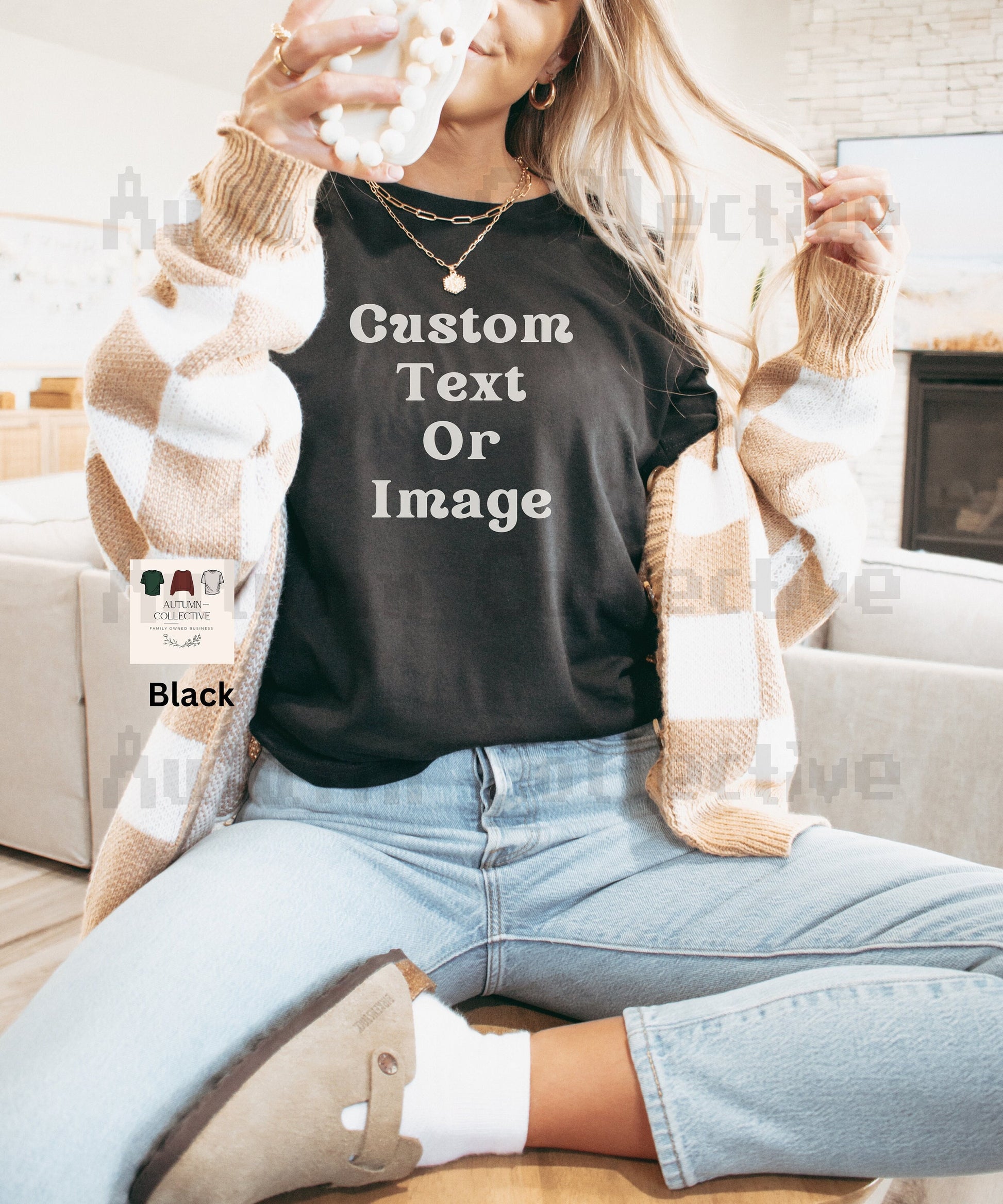 Custom Text or Image