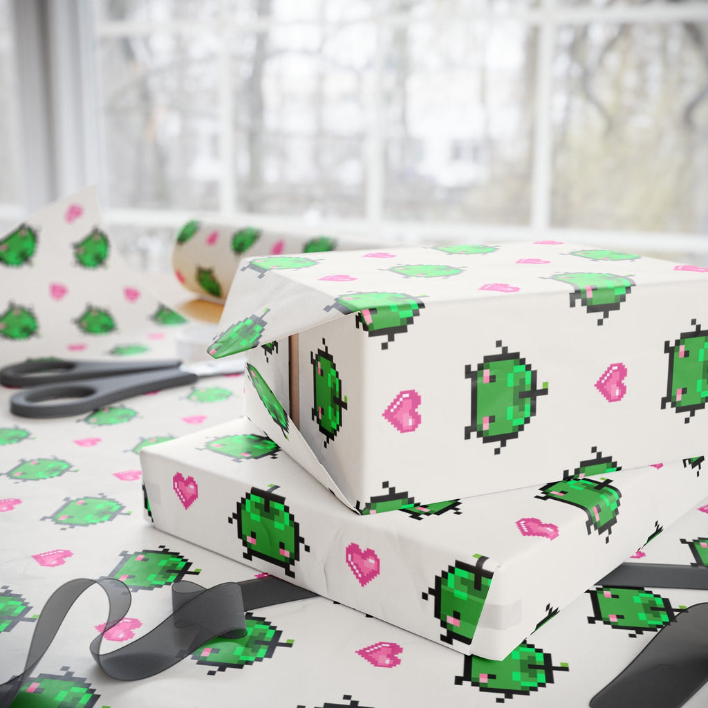 Stardew Valley Junimo Wrapping Paper for Birthdays, Christmas or Valentines Day