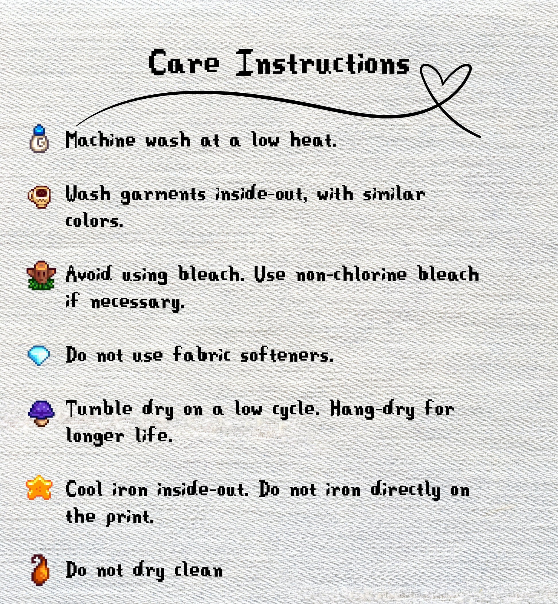 Care Instructions