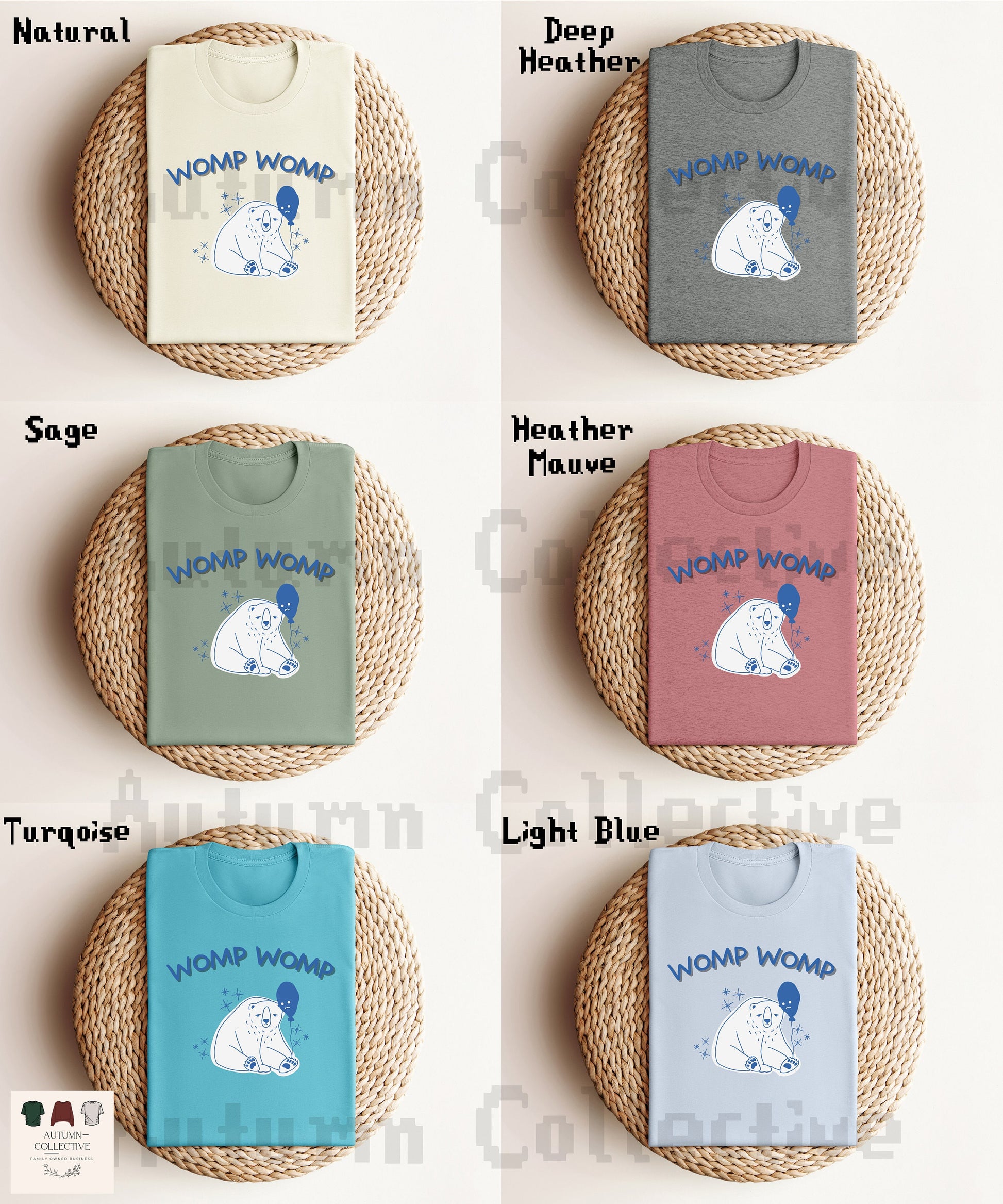 Womp Womp Sad Day Shirt, Unisex Meme Bear TShirt, Funny Womp Shirt, Gift for Him or Her, Mental Health Gift, Funny Birthday Gift for Sibling