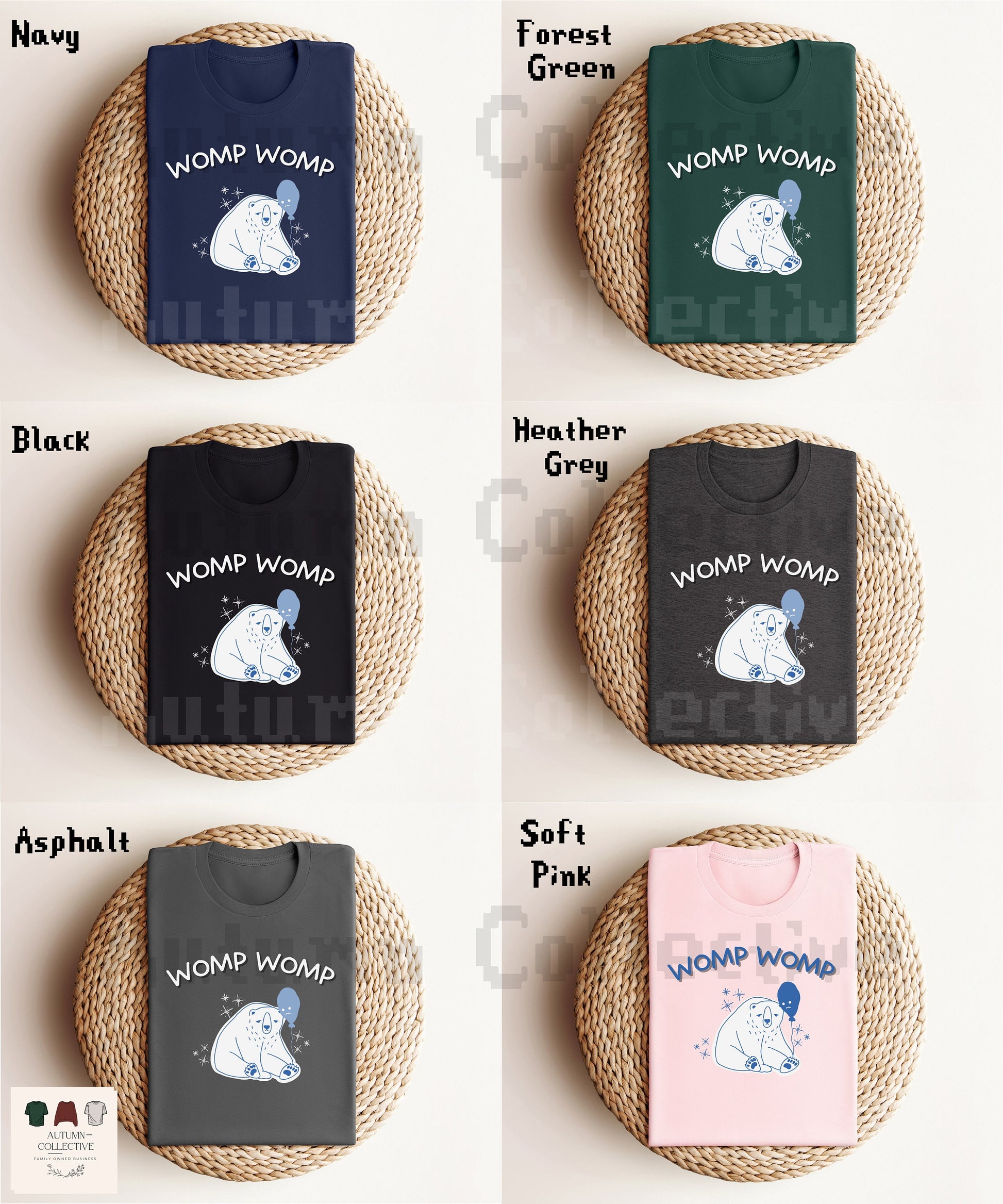 Womp Womp Sad Day Shirt, Unisex Meme Bear TShirt, Funny Womp Shirt, Gift for Him or Her, Mental Health Gift, Funny Birthday Gift for Sibling