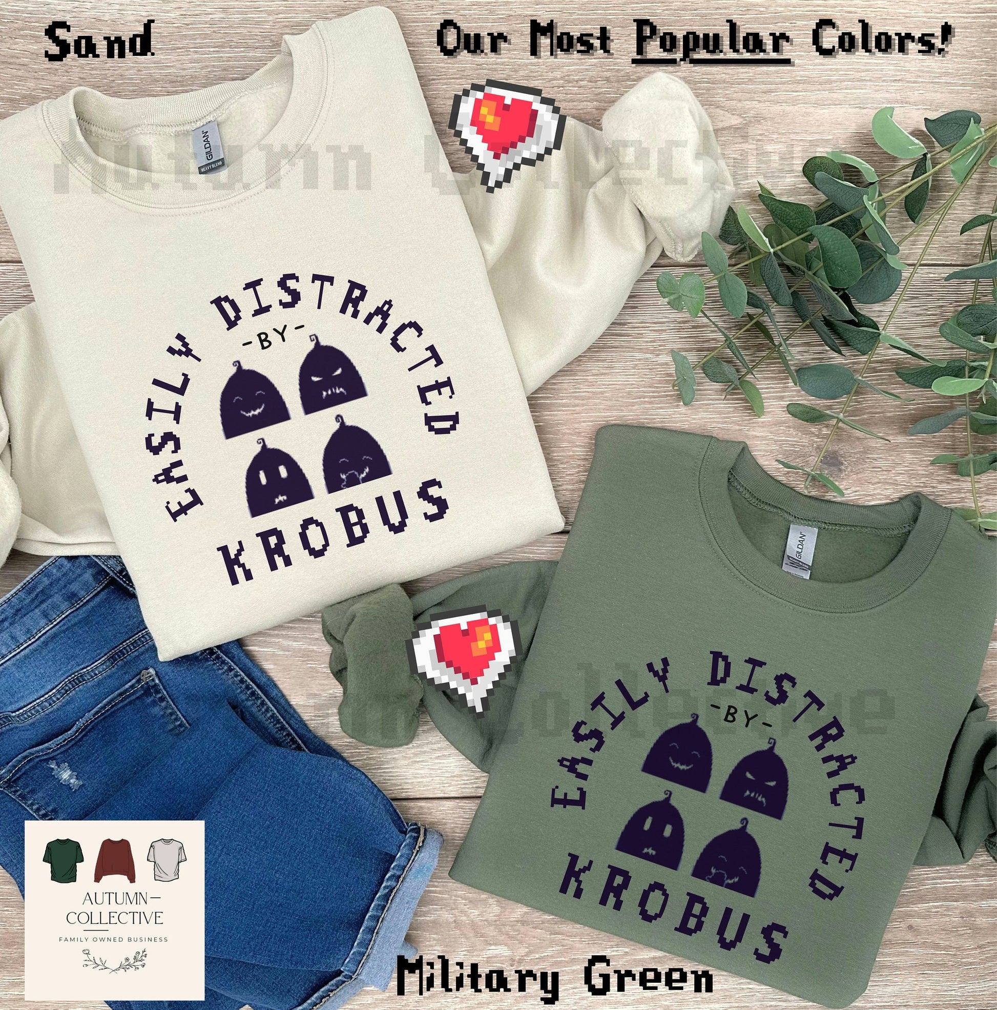 Easily Distracted By Krobus Sweatshirt