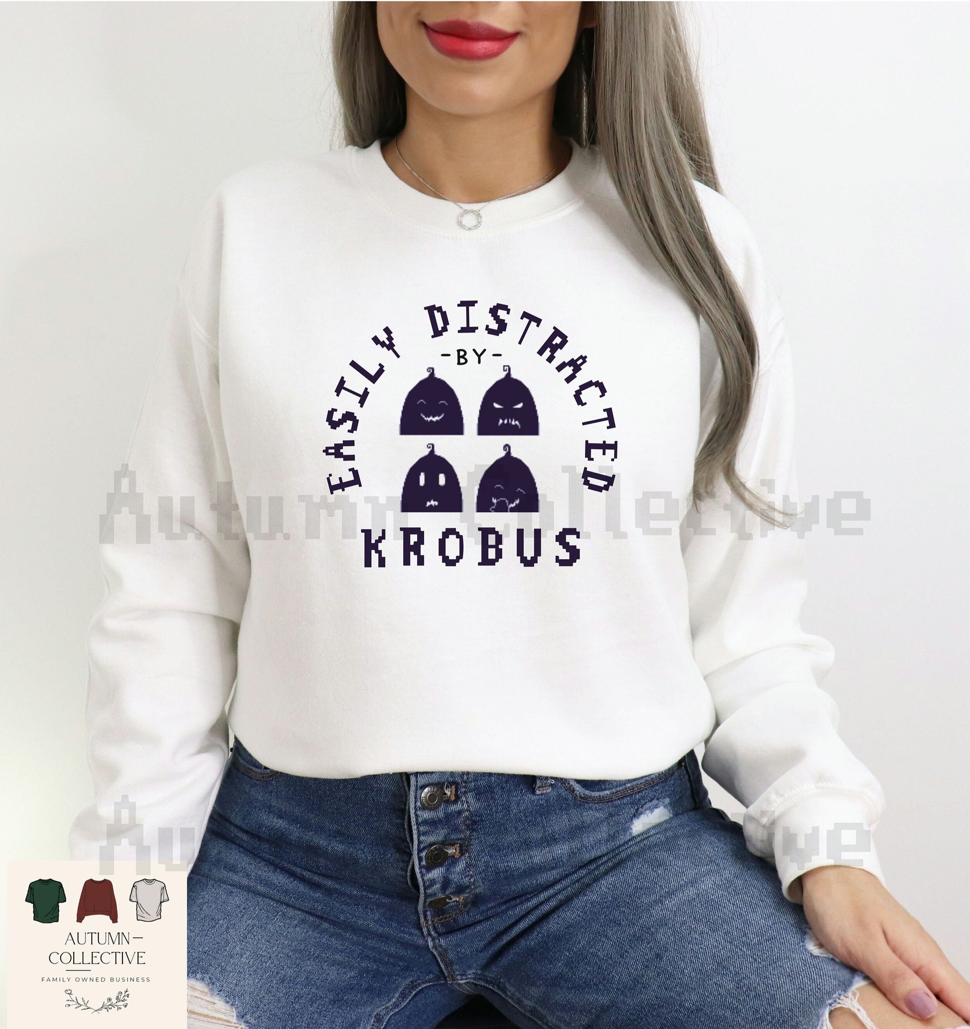 Easily Distracted By Krobus Sweatshirt