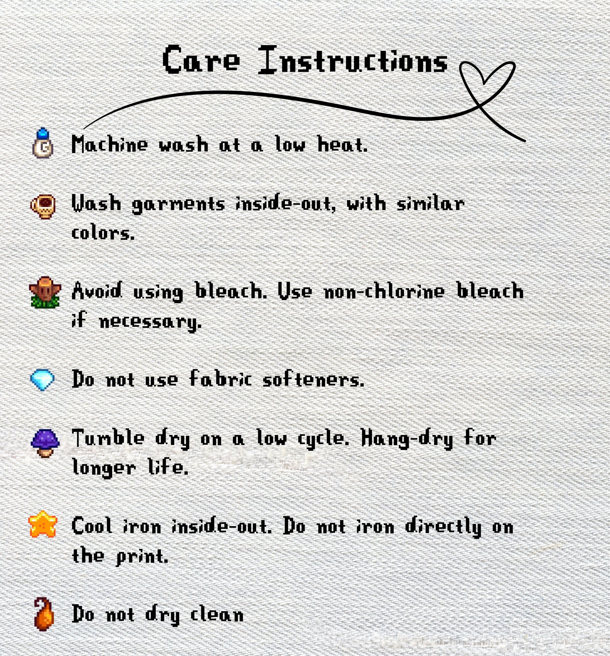 Care Instructions