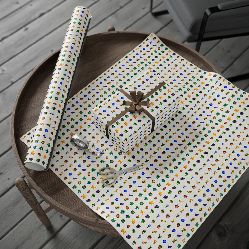 Stardew Valley Crops Wrapping Paper
