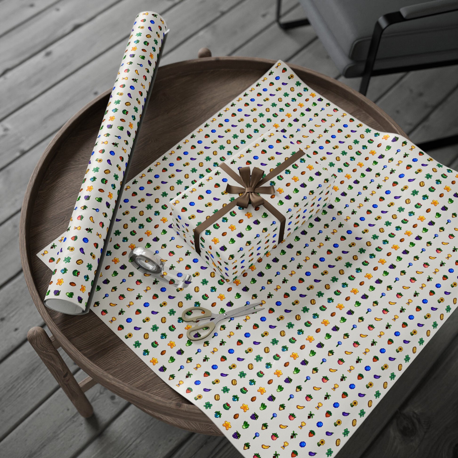 Stardew Valley Crops Wrapping Paper