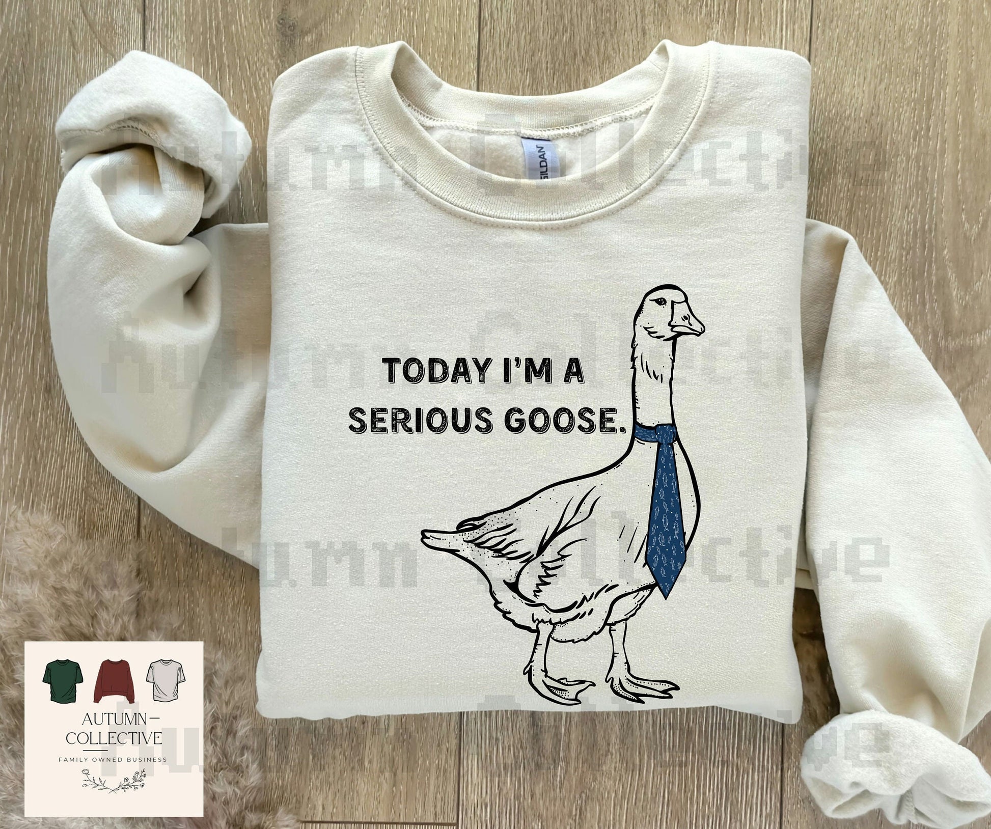 Today I&#39;m a serious goose sweatshirt best seller
unisex crewneck