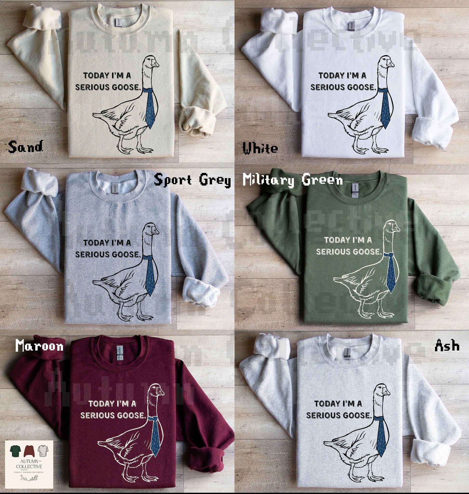 Today I&#39;m a serious goose sweatshirt best seller
unisex crewneck