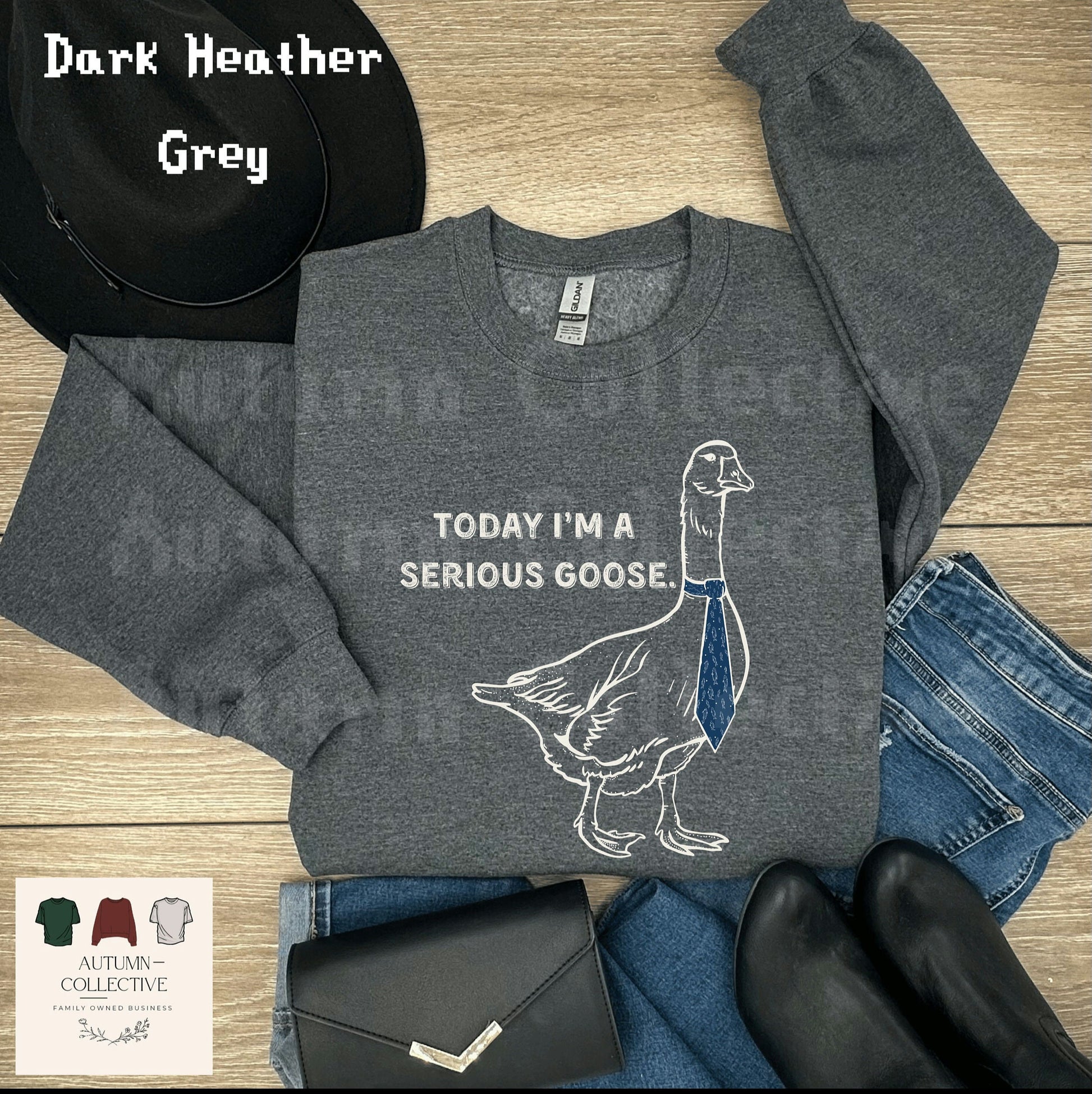 Today I&#39;m a serious goose sweatshirt best seller
unisex crewneck