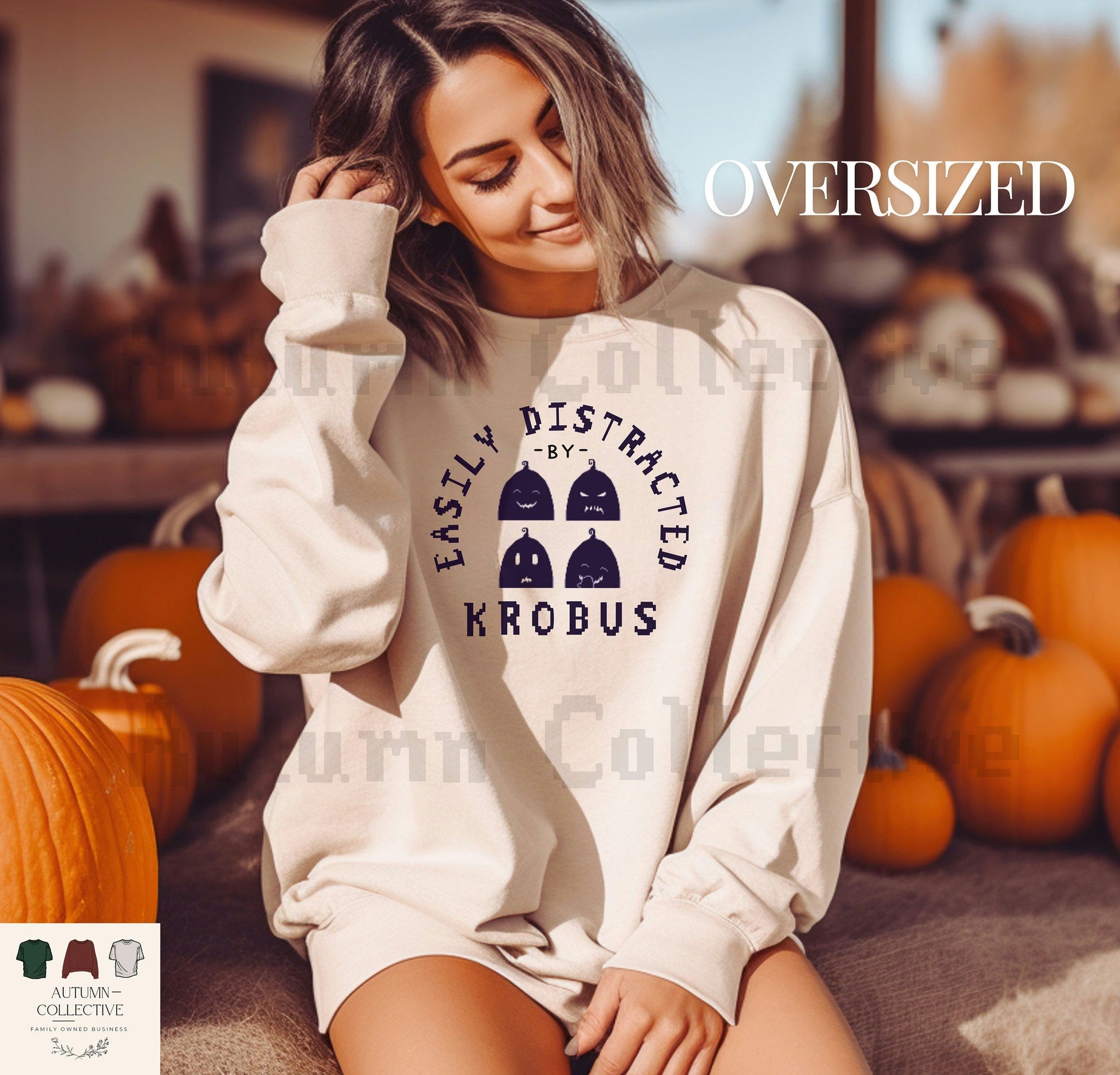 Easily Distracted By Krobus Sweatshirt