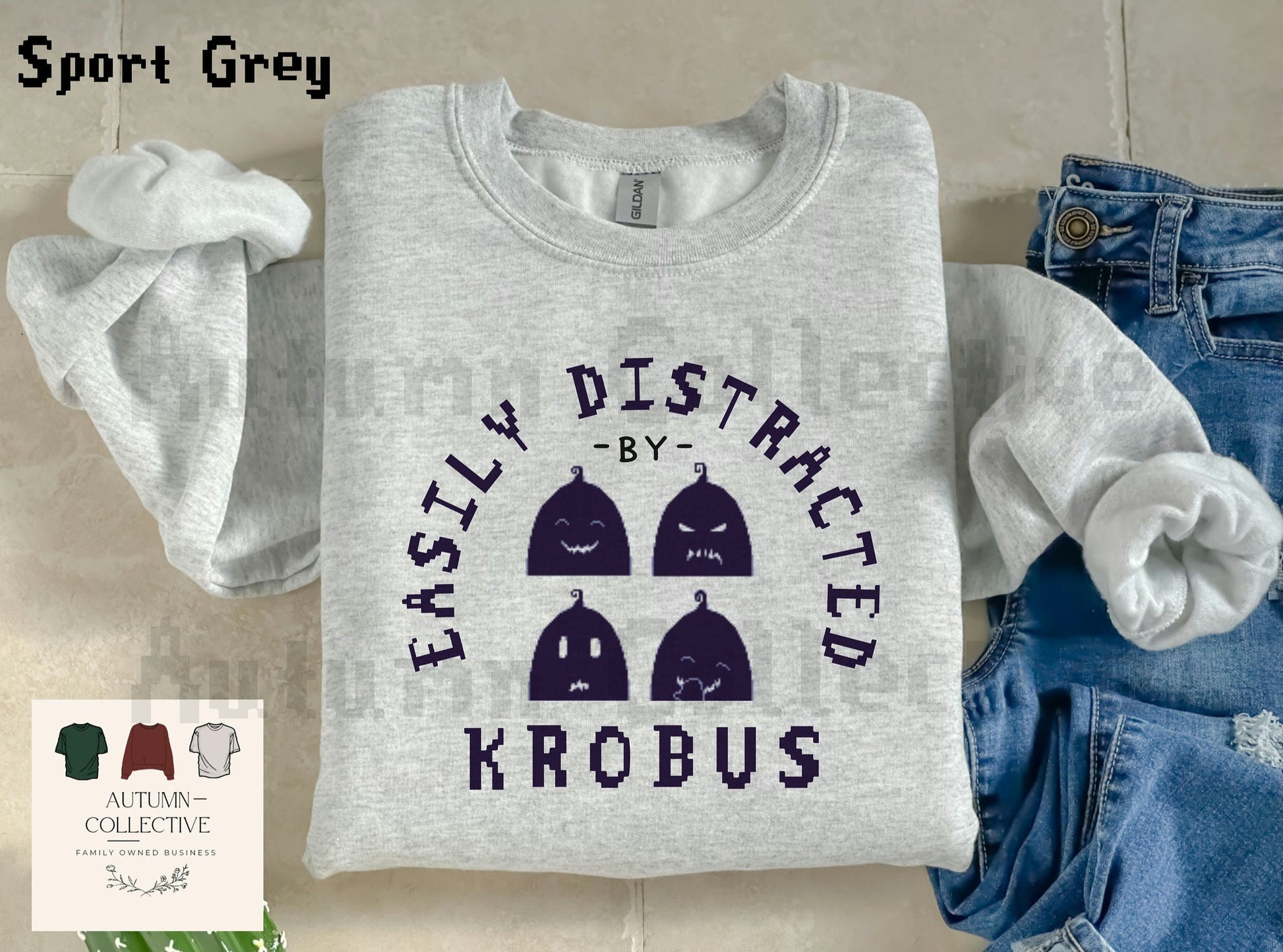 Easily Distracted By Krobus Sweatshirt
