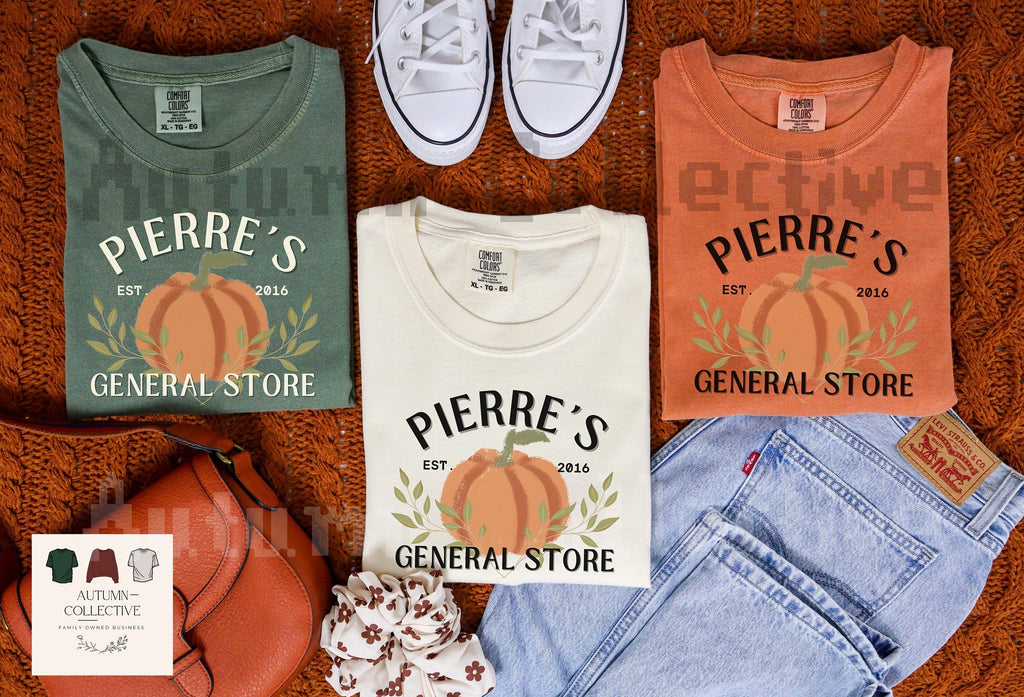 Pierre&#39;s General Store Comfort Colors Brand Tshirt