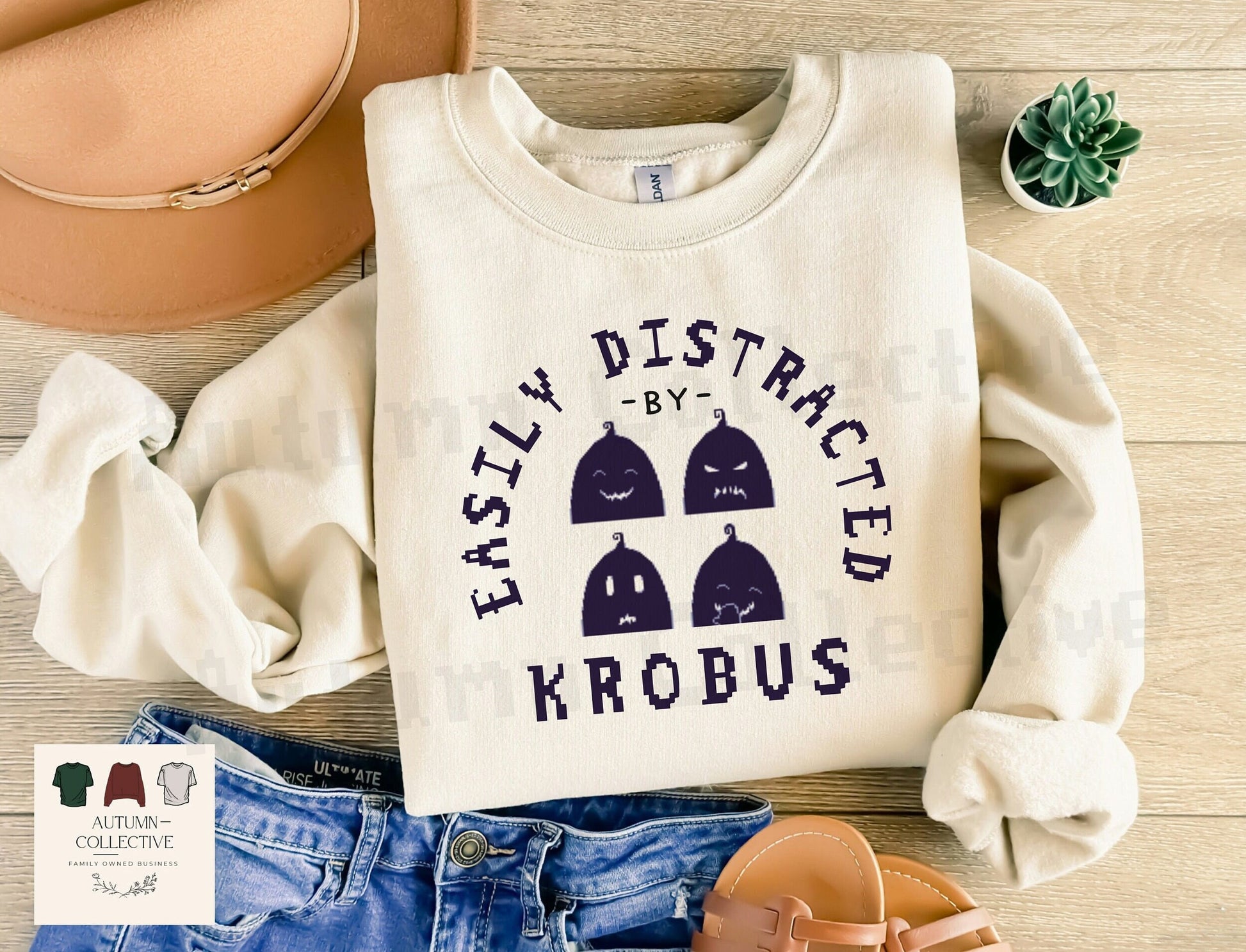 Easily Distracted By Krobus Sweatshirt