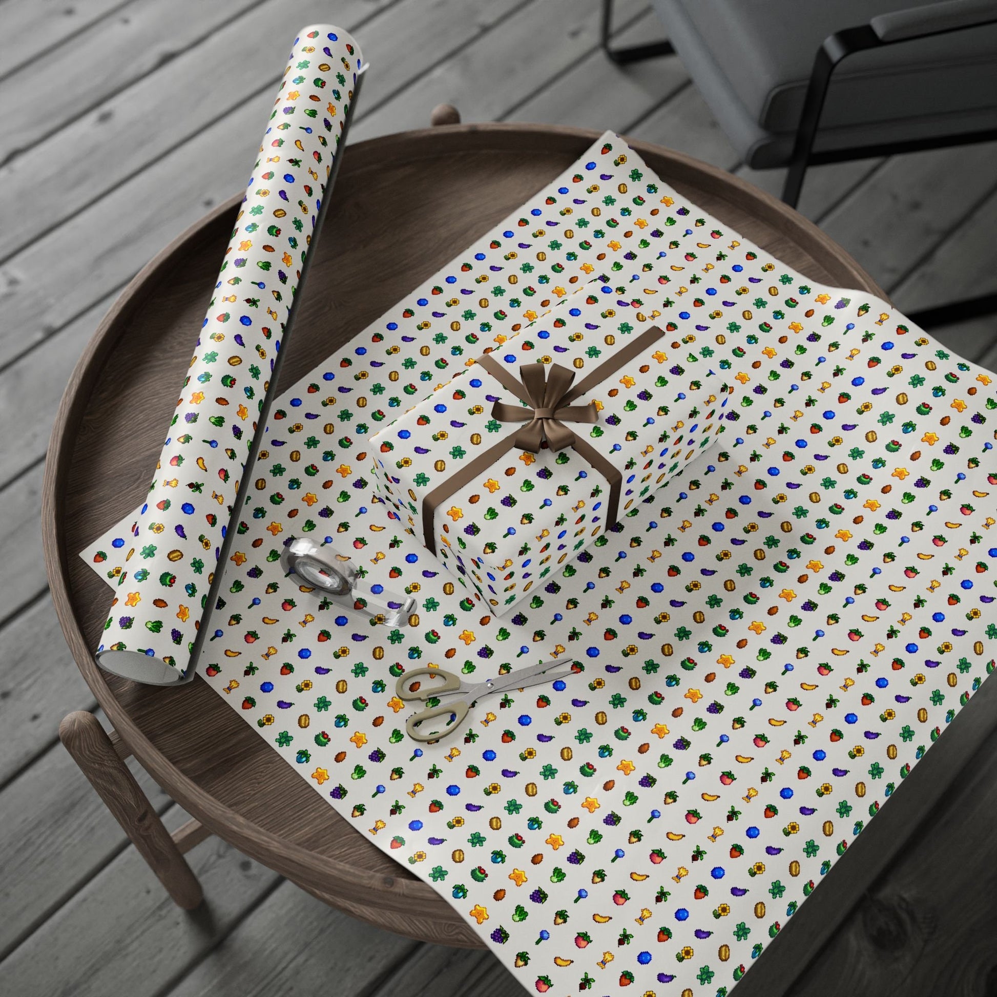 Stardew Valley Crops Wrapping Paper