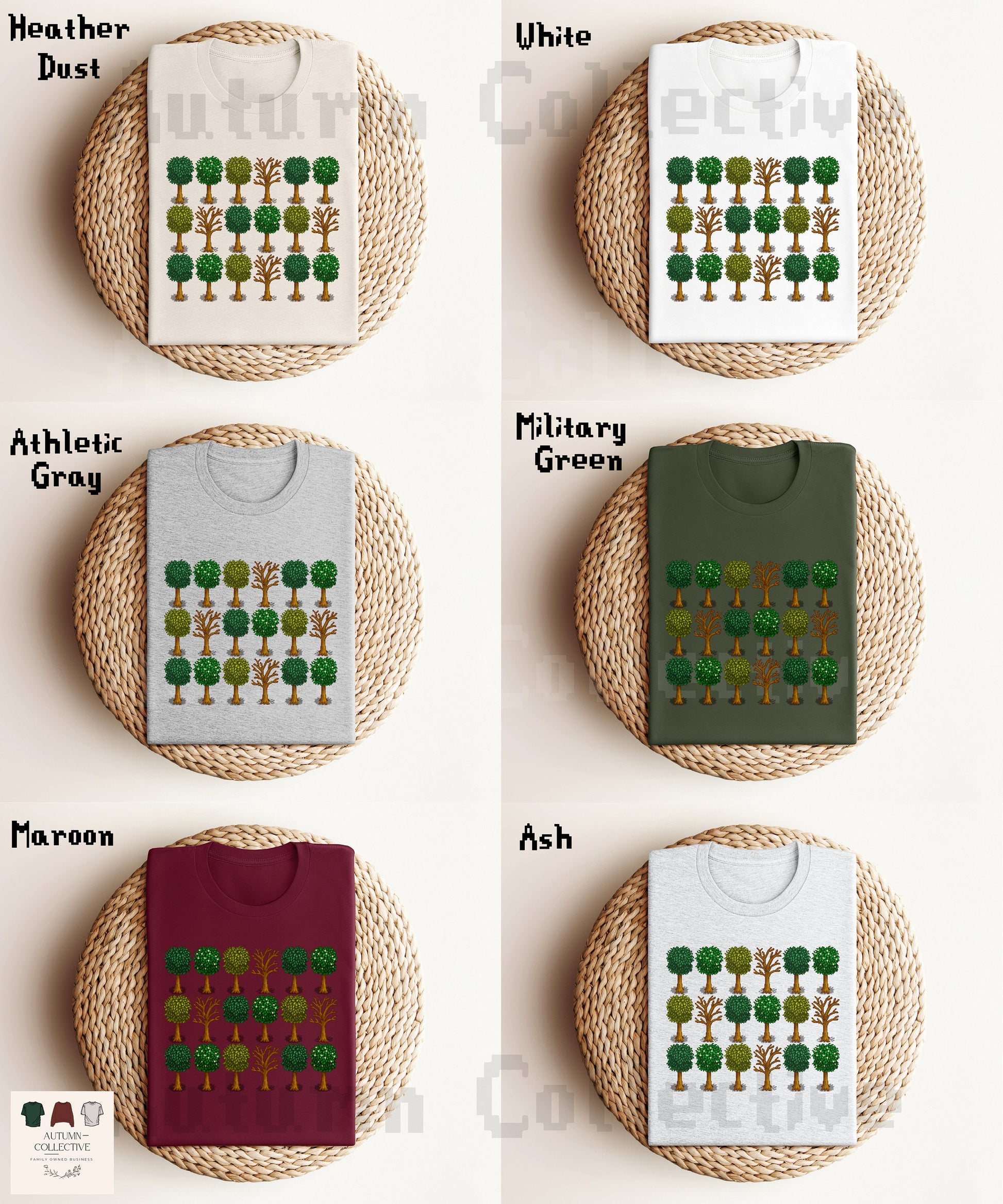 Stardew Valley Fall Trees Shirt, Gift for Gamer