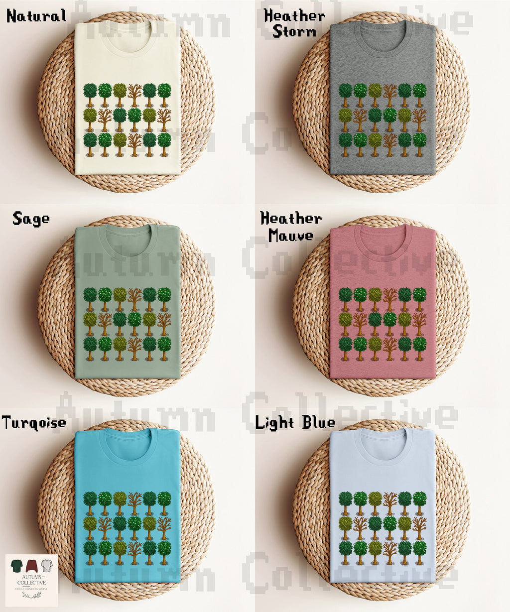 Stardew Valley Fall Trees Shirt, Gift for Gamer
