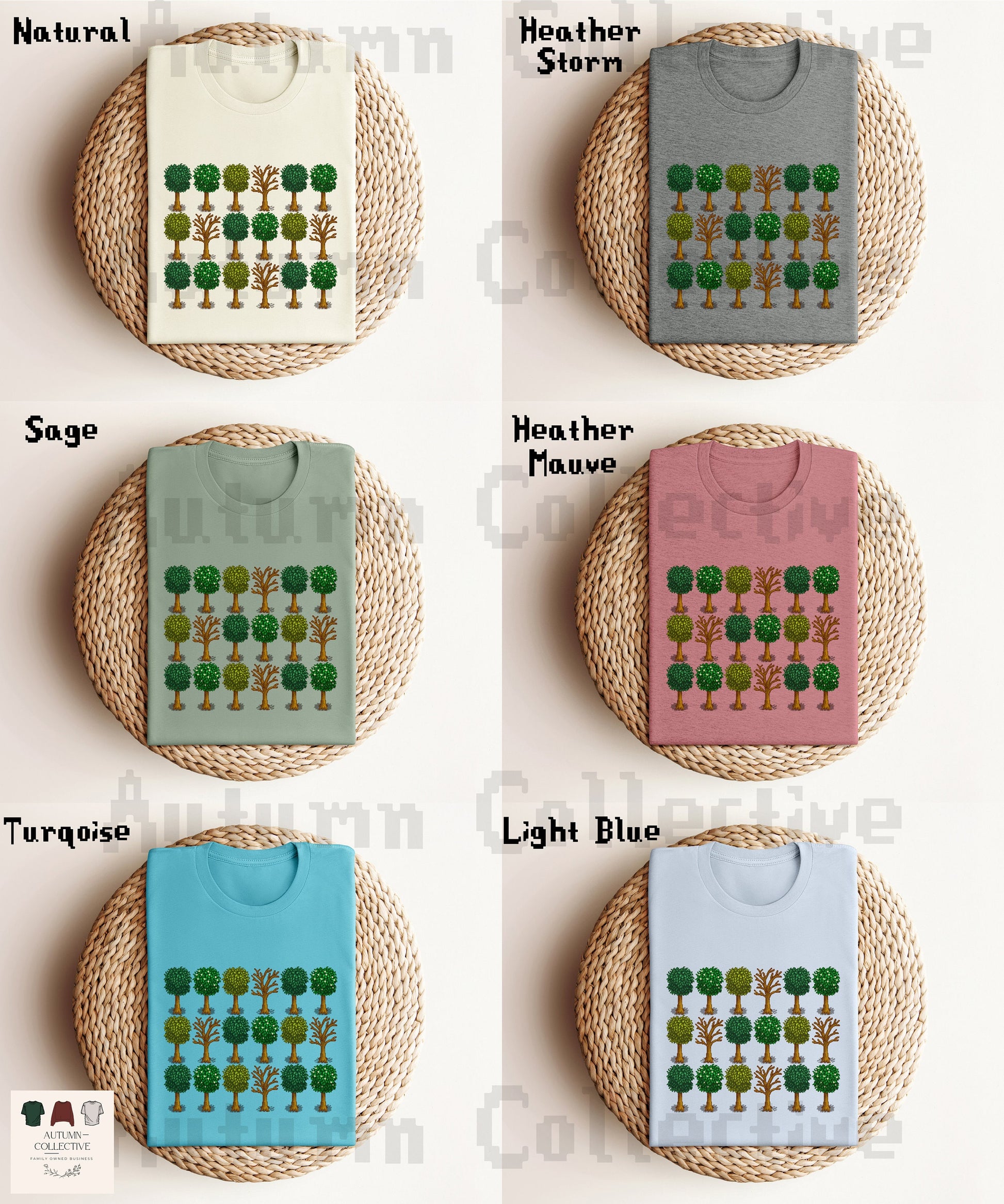 Stardew Valley Fall Trees Shirt, Gift for Gamer